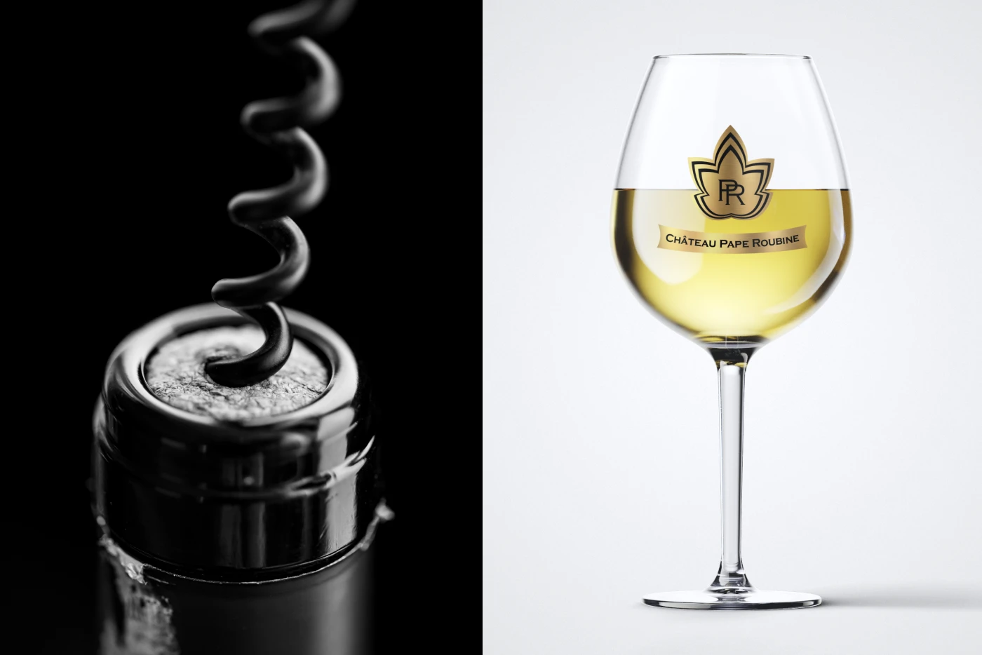 Винный дом Chateau pape Roubine. Фирменный стиль. — Изображение №10 — Брендинг на Dprofile