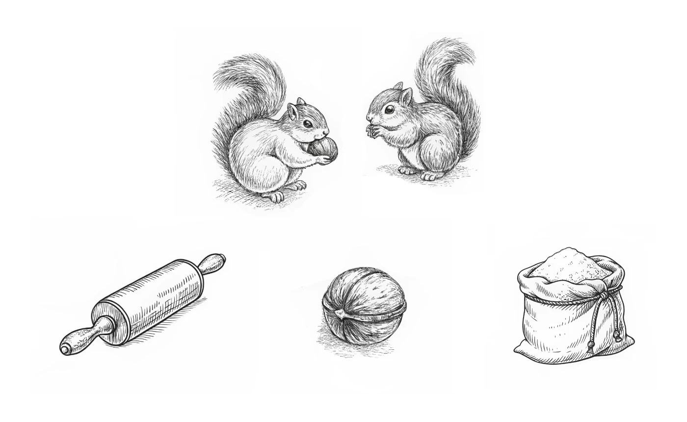 Орешек /  identity for pastry shop — Изображение №4 — Брендинг на Dprofile