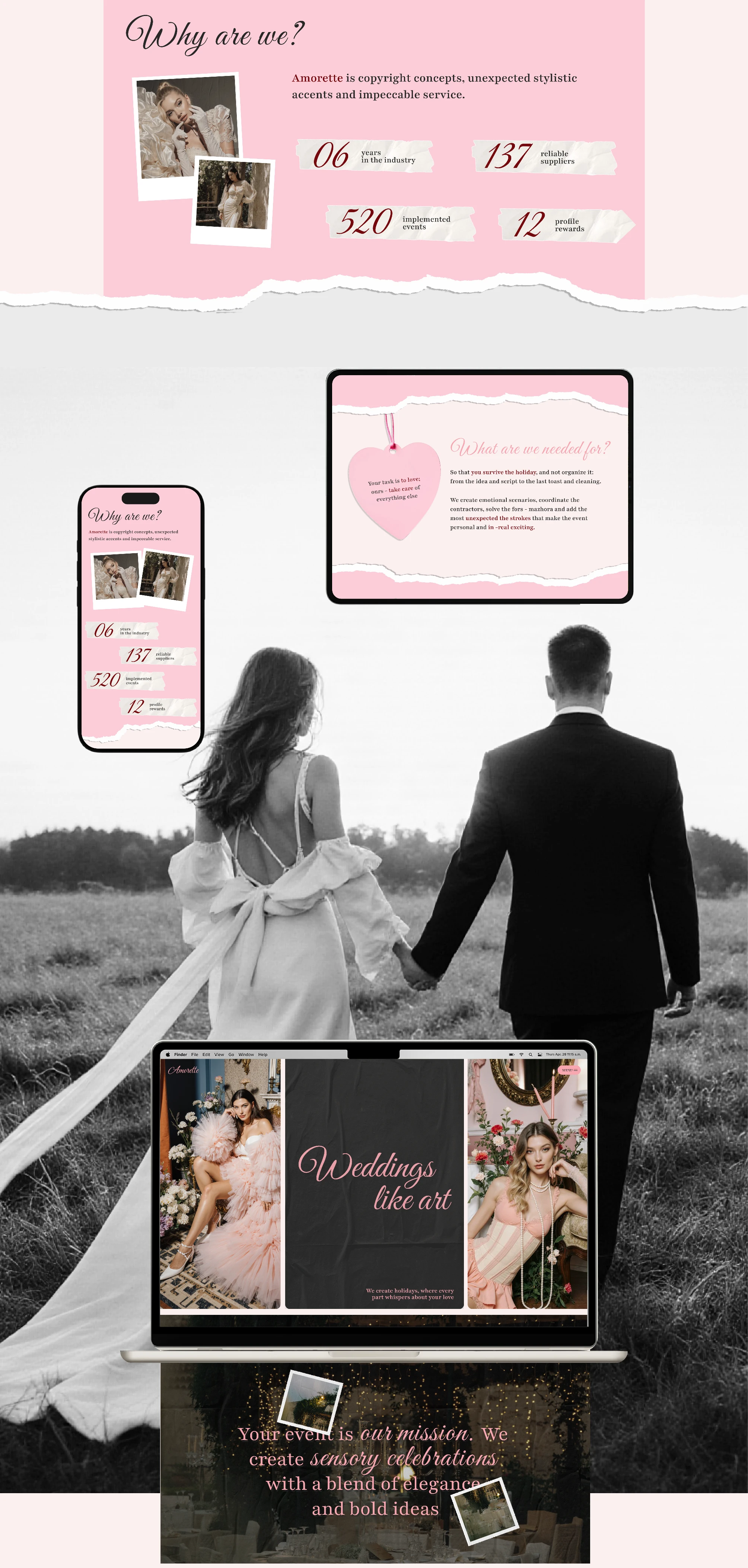 Wedding agancy | Web design — Изображение №4 — Интерфейсы на Dprofile