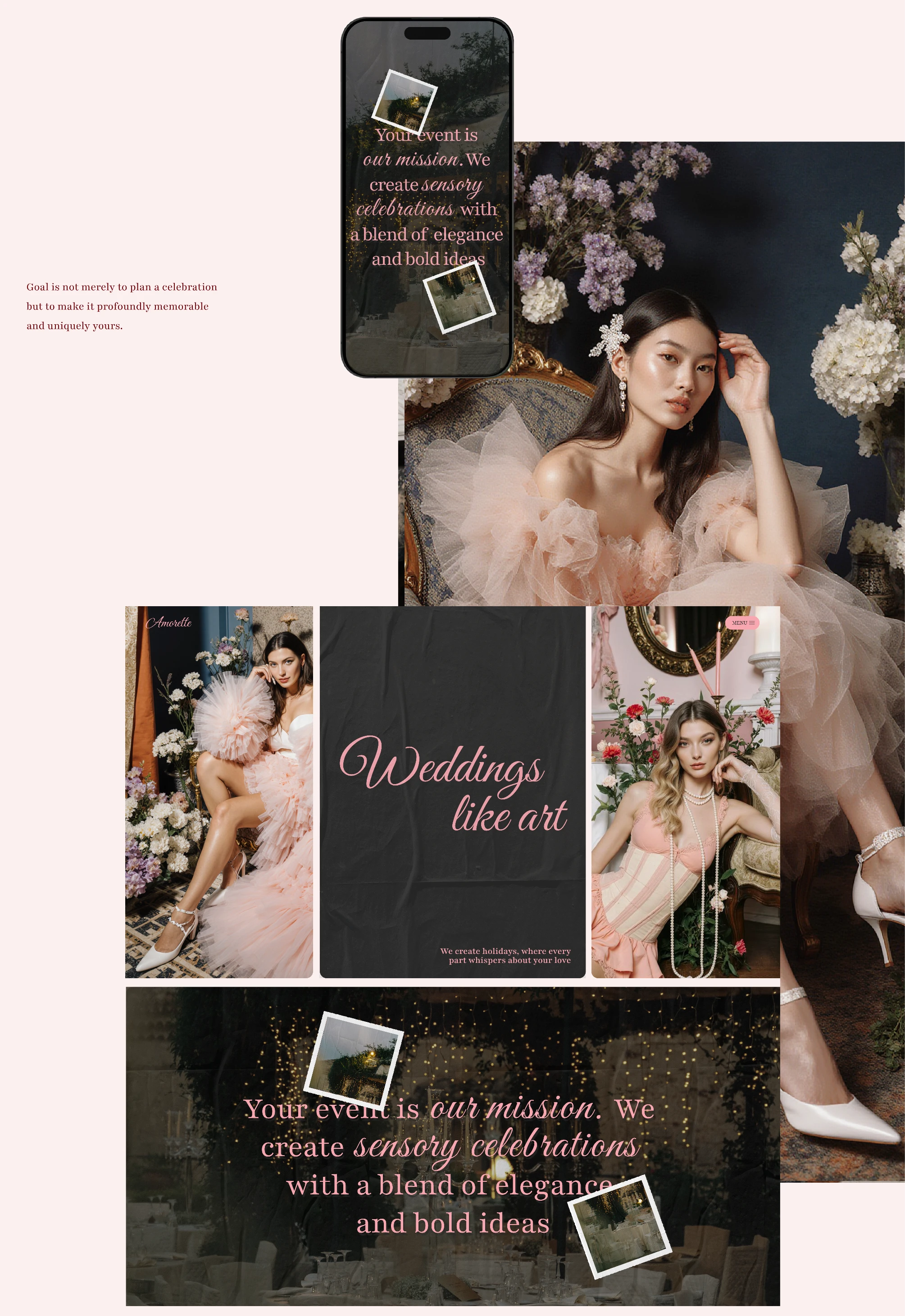 Wedding agancy | Web design — Изображение №3 — Интерфейсы на Dprofile