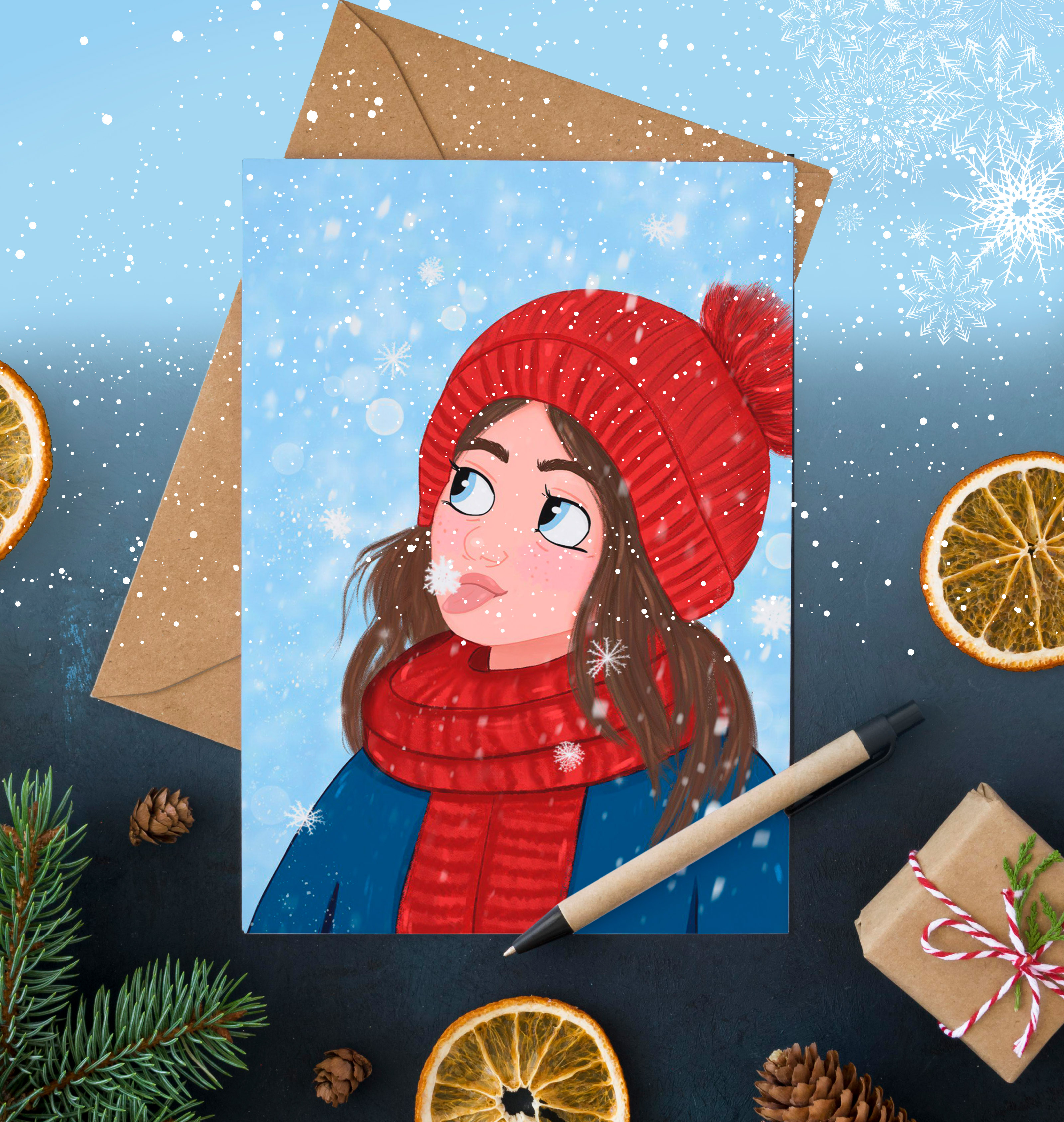 Новогодняя открытка — Изображение №4 — Иллюстрация на Dprofile