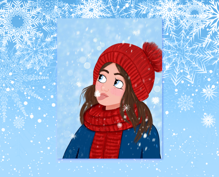 Новогодняя открытка — Иллюстрация на Dprofile