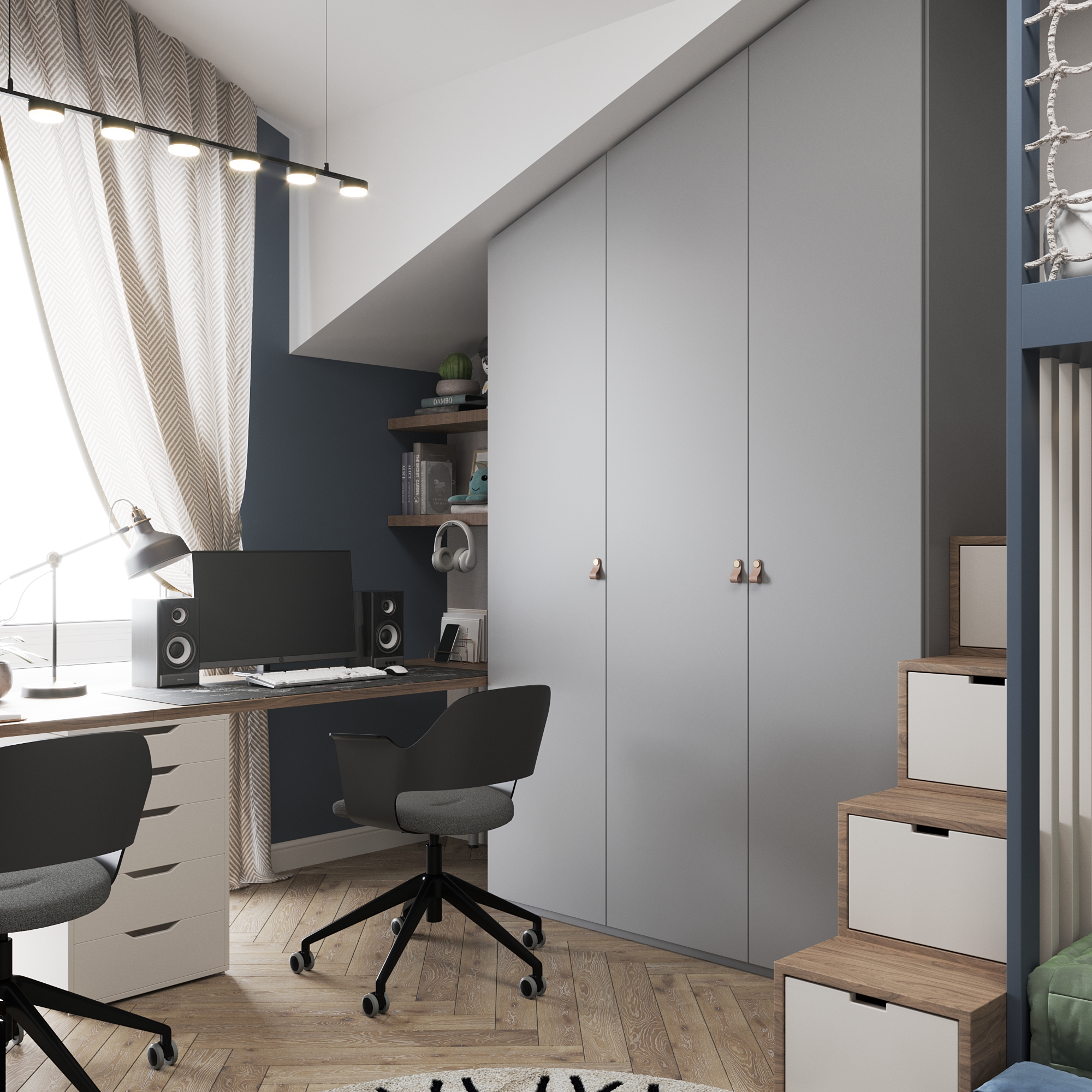 Детская в частном доме за городом — Изображение №2 — 3D на Dprofile