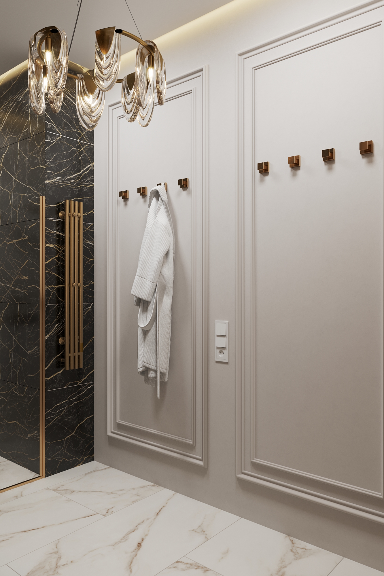 Мастер-санузел в частном доме за городом — Изображение №3 — 3D на Dprofile