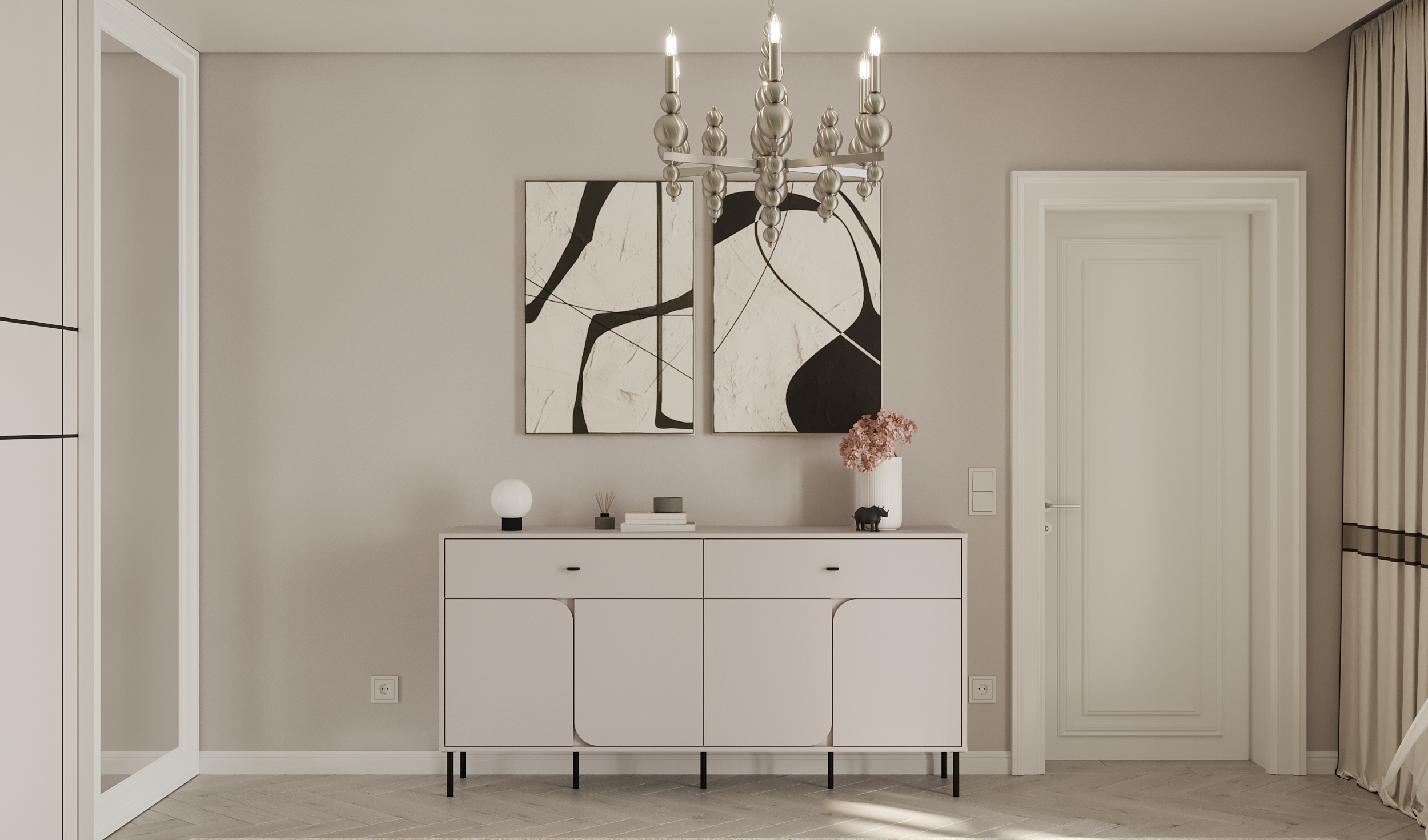 Спальня с гардеробной комнатой — Изображение №5 — 3D, Архитектура на Dprofile