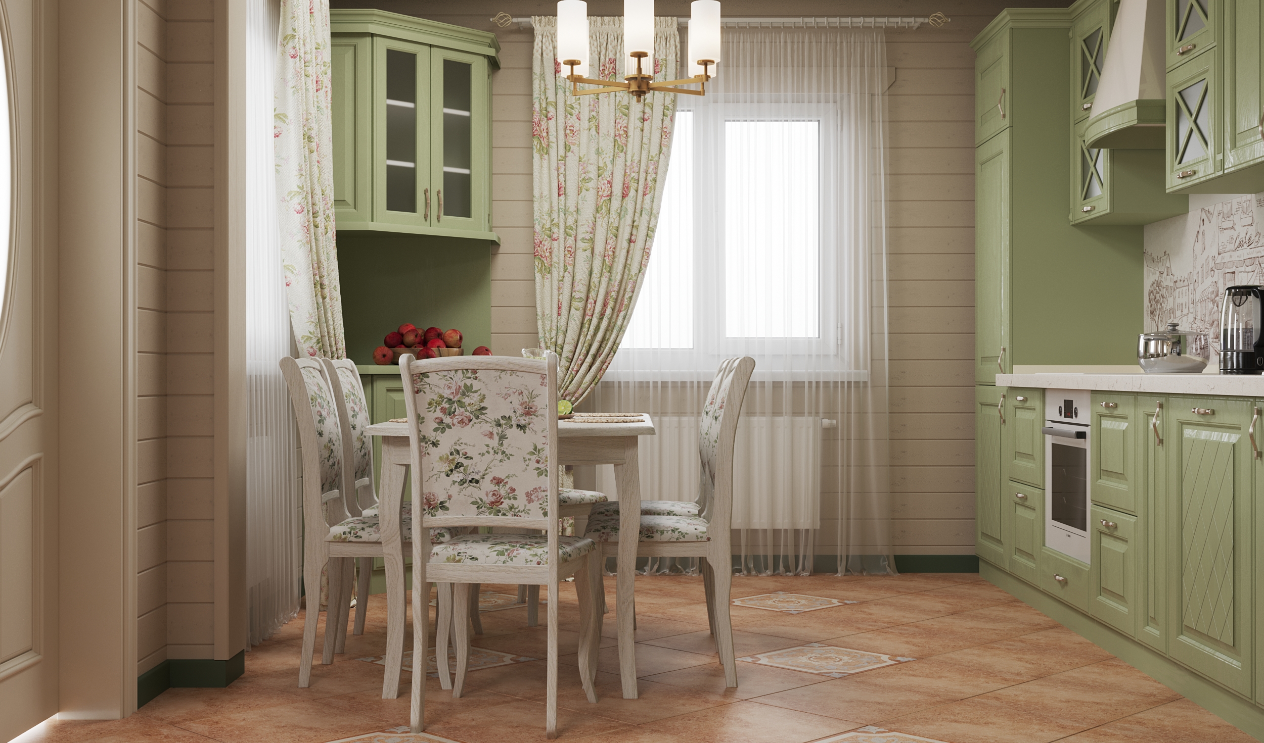 Дом из бруса в стиле Прованс — Изображение №5 — 3D на Dprofile