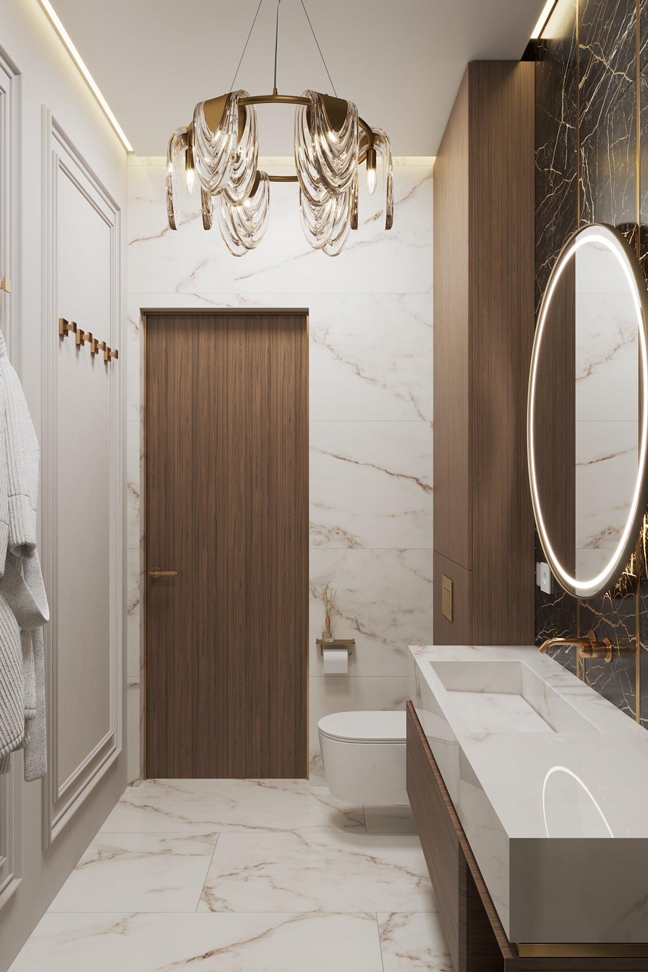 Мастер-санузел в частном доме за городом — Изображение №5 — 3D на Dprofile