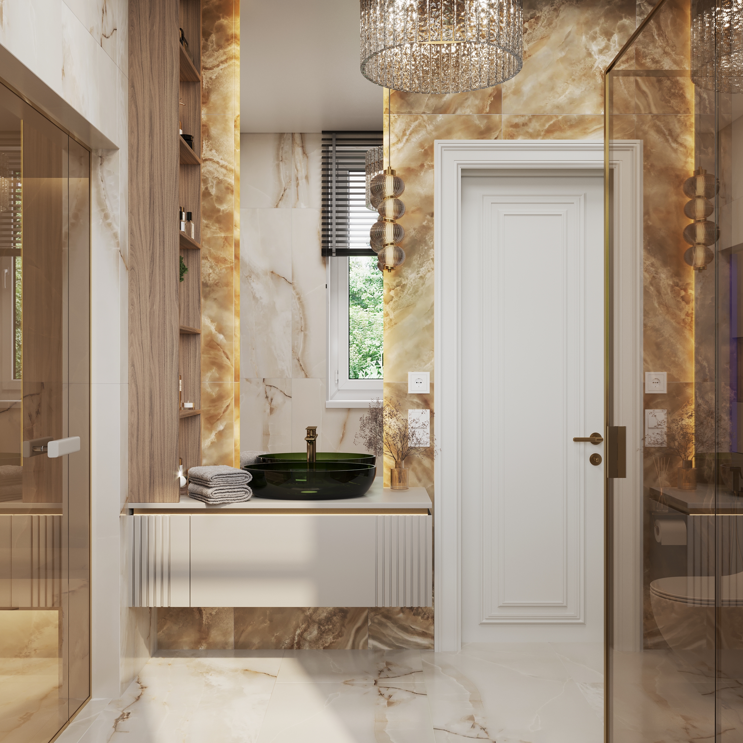 Душевая и хаммам в частном доме за городом — Изображение №3 — 3D на Dprofile