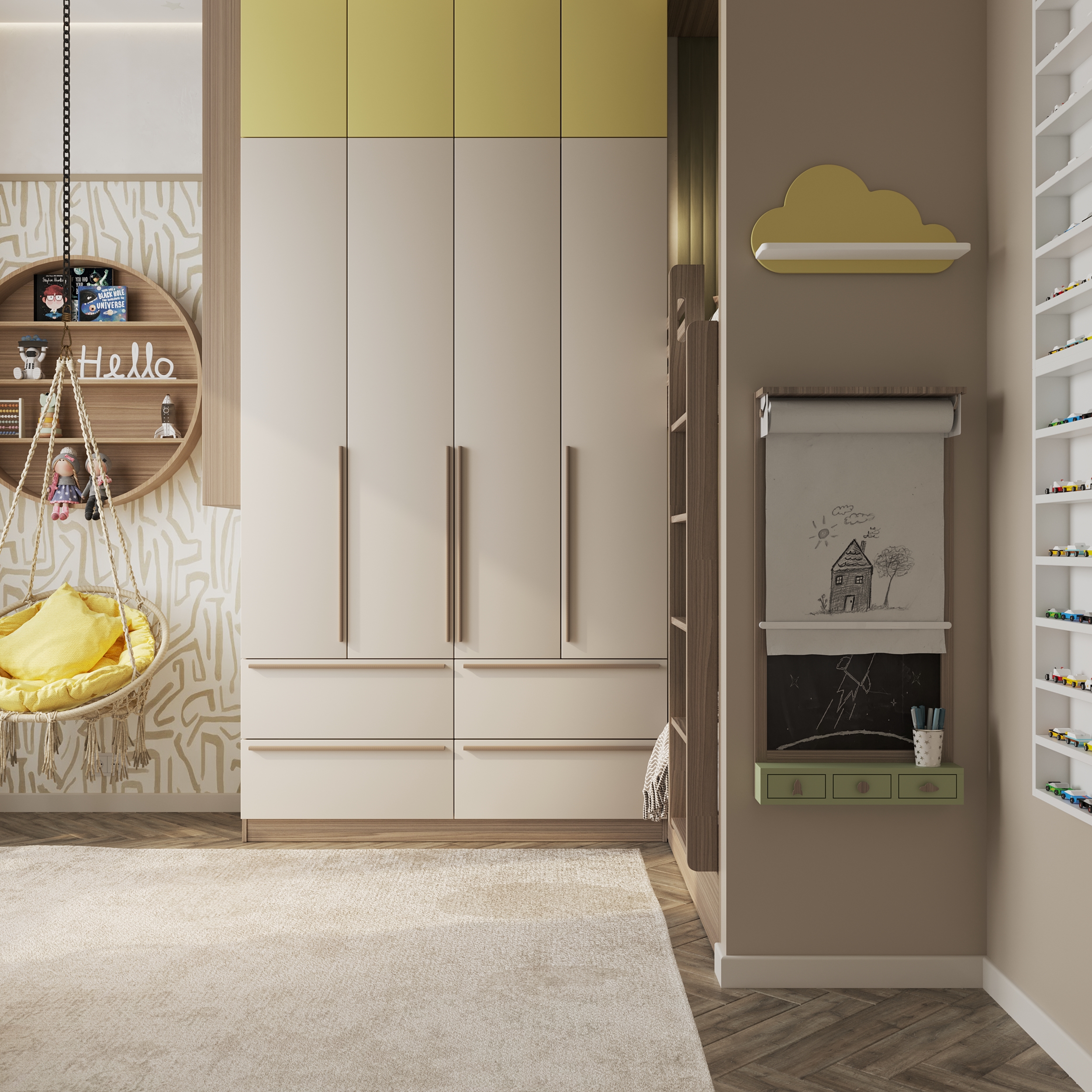 Интерьер детской комнаты — Изображение №5 — 3D на Dprofile