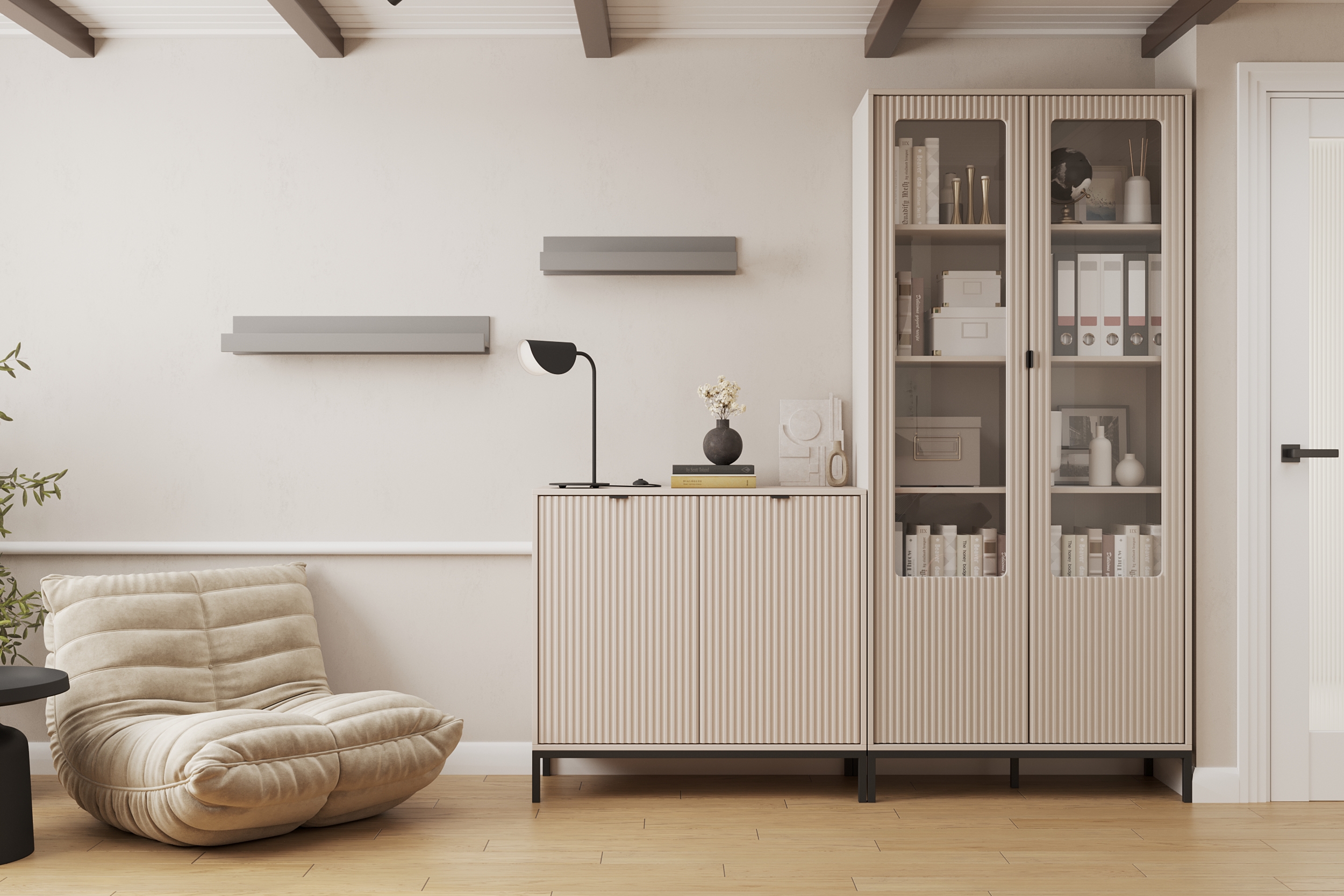 Рабочий кабинет на мансарде частного дома — Изображение №4 — 3D на Dprofile