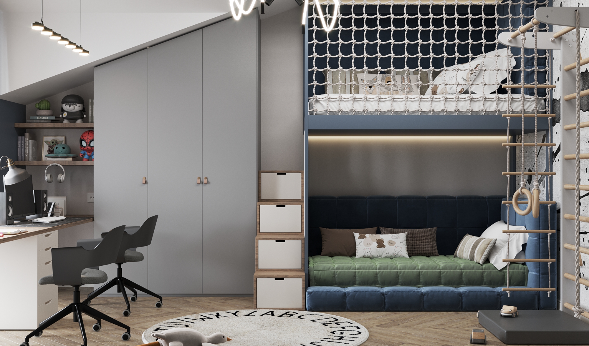 Детская в частном доме за городом — Изображение №4 — 3D на Dprofile