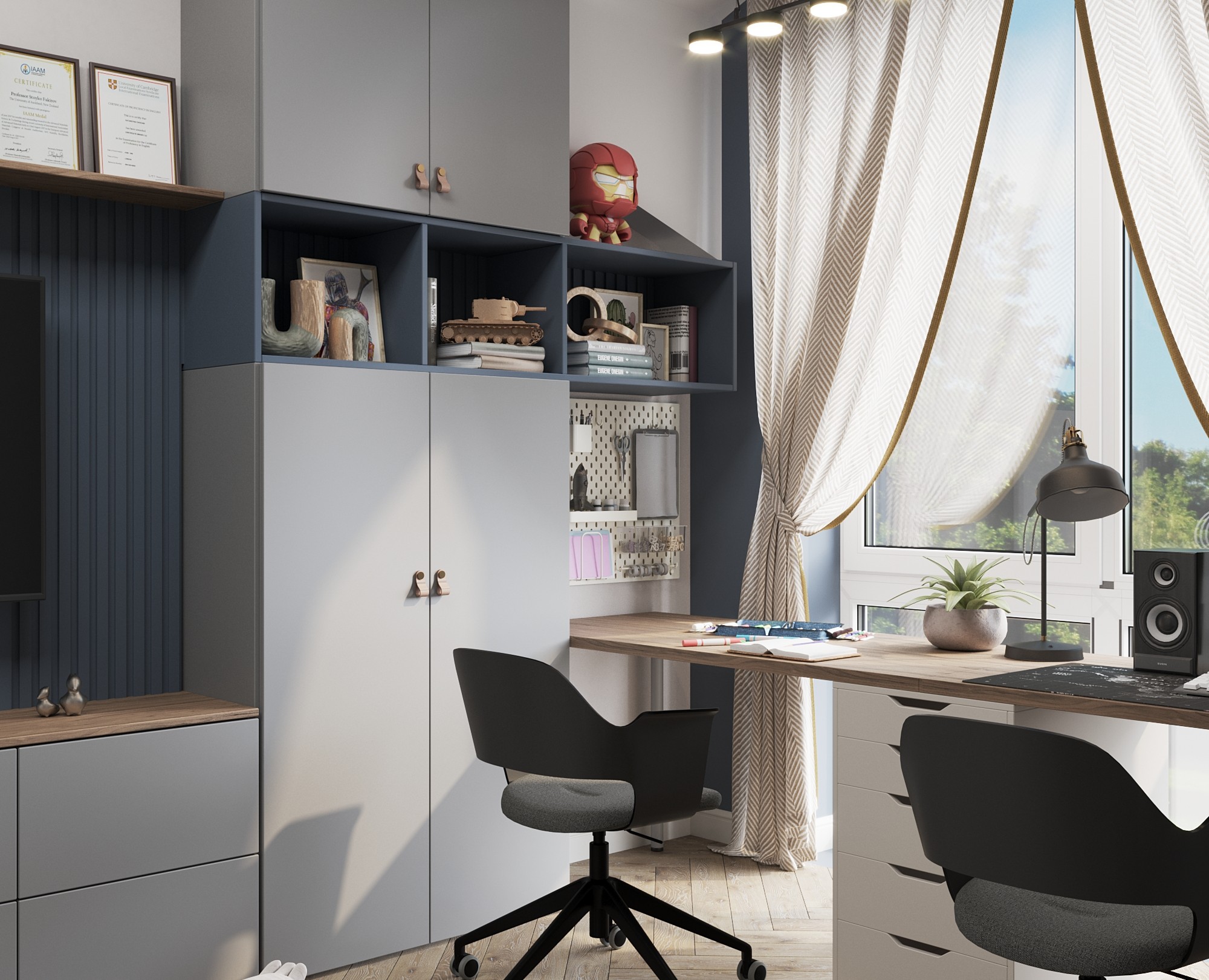 Детская в частном доме за городом — 3D на Dprofile