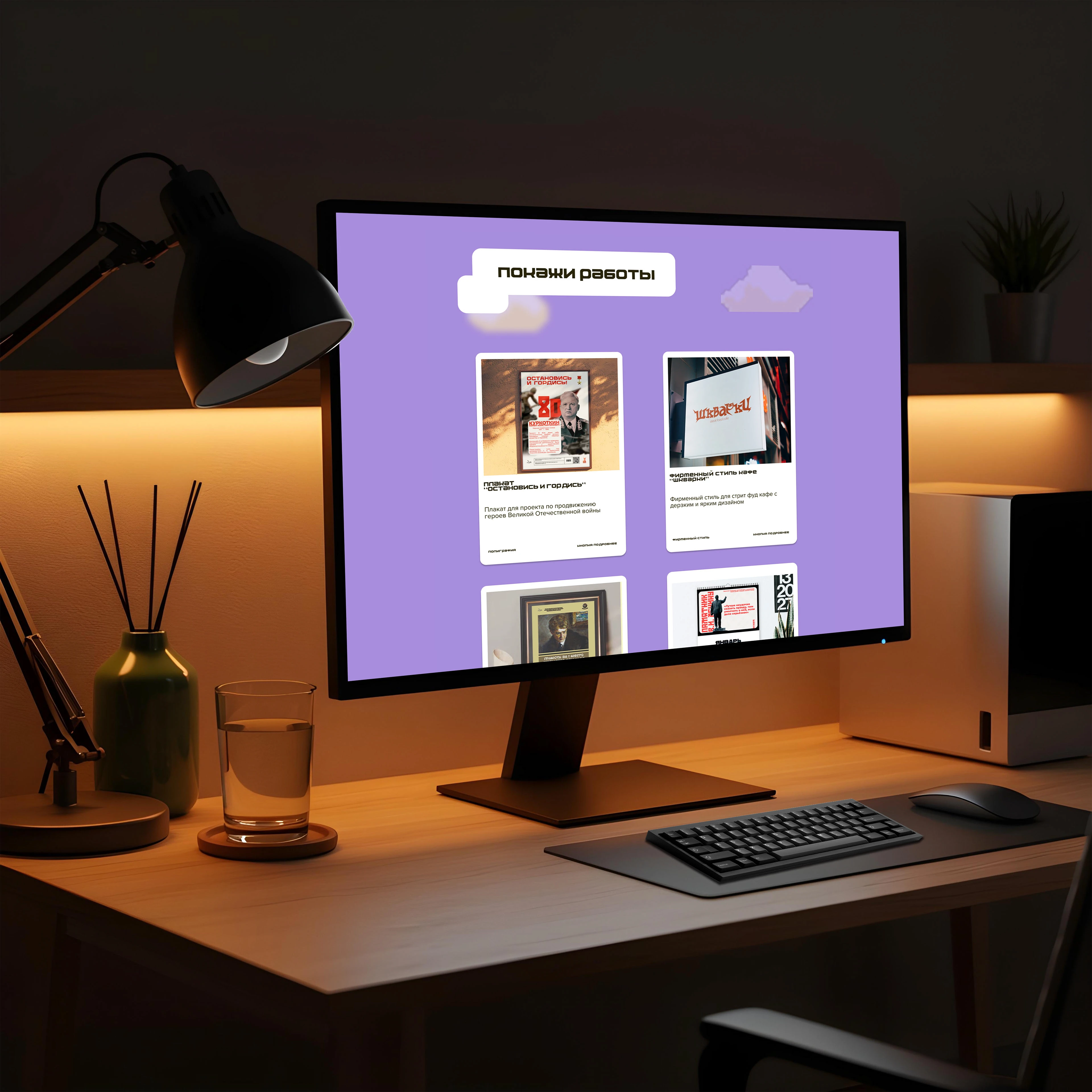 Сайт визитка для дизайнера — Изображение №9 — Интерфейсы, Брендинг на Dprofile