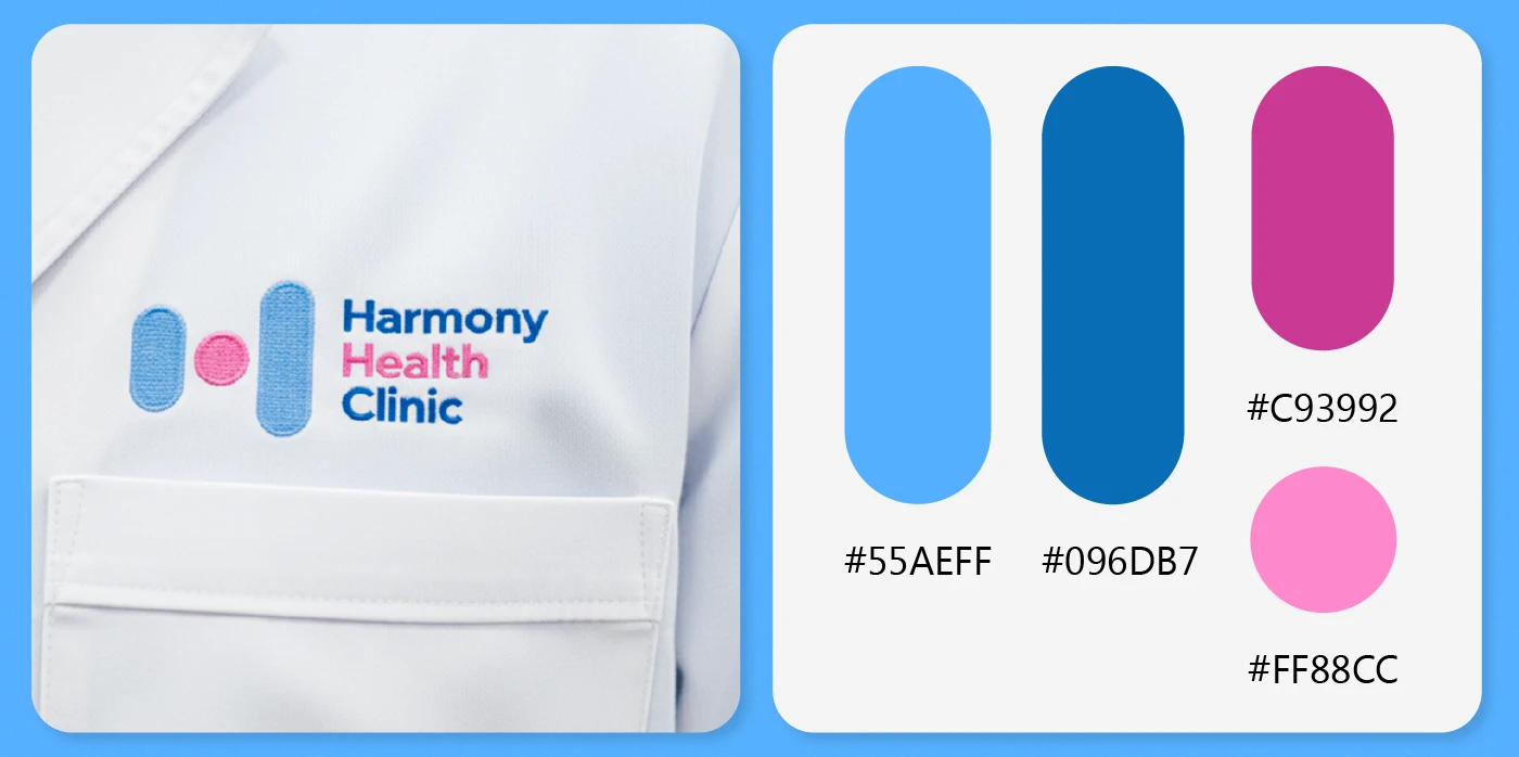 LOGO DESIGN. HARMONY HEALTH CLINIC — Изображение №8 — Брендинг, Графика на Dprofile