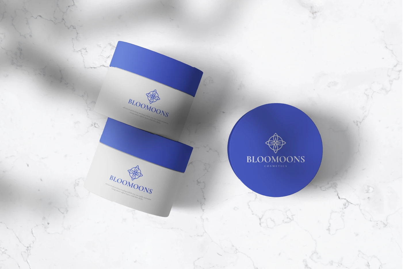 ЛОГОТИП И НЕЙМИНГ. BLOOMOONS COSMETICS — Изображение №6 — Брендинг, Графика на Dprofile