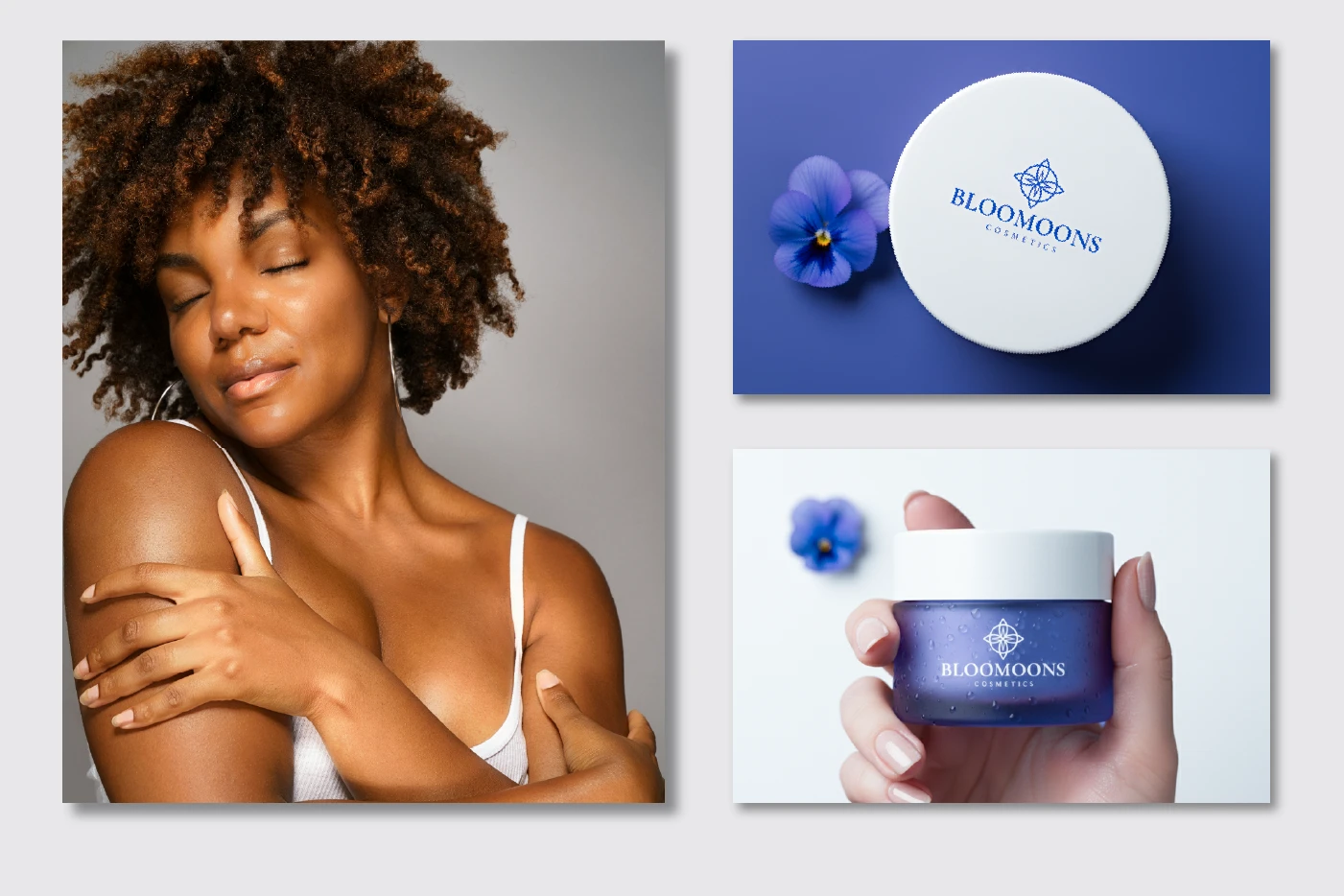 LOGO AND NAMING. BLOOMOONS COSMETICS — Изображение №7 — Брендинг, Графика на Dprofile