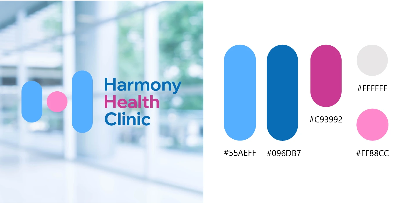 ДИЗАЙН ЛОГОТИПА HARMONY HEALTH CLINIC — Изображение №4 — Брендинг, Графика на Dprofile