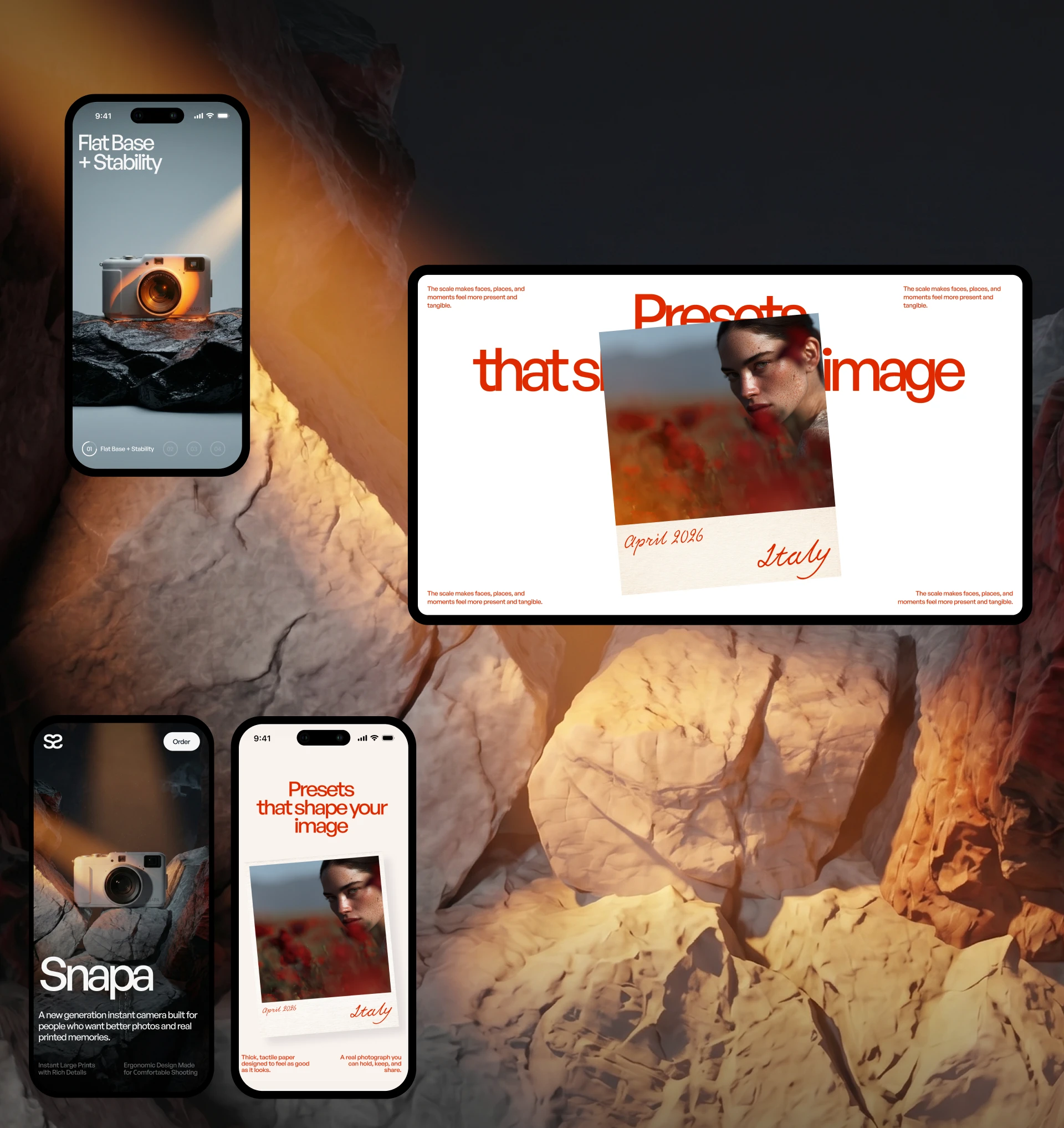 SNAPA website for a new generation instant camera — Изображение №9 — Интерфейсы на Dprofile