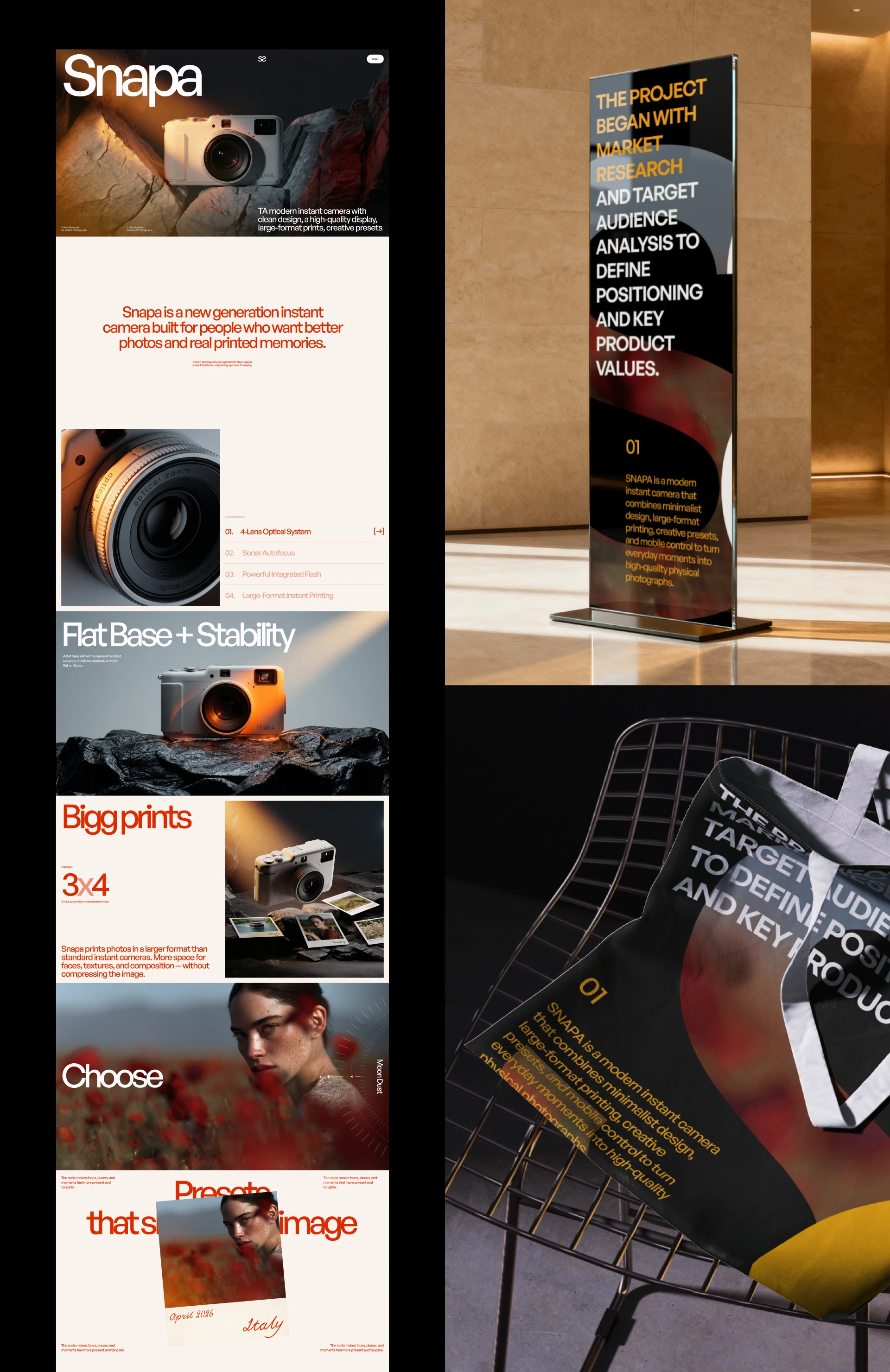 SNAPA website for a new generation instant camera — Изображение №8 — Интерфейсы на Dprofile