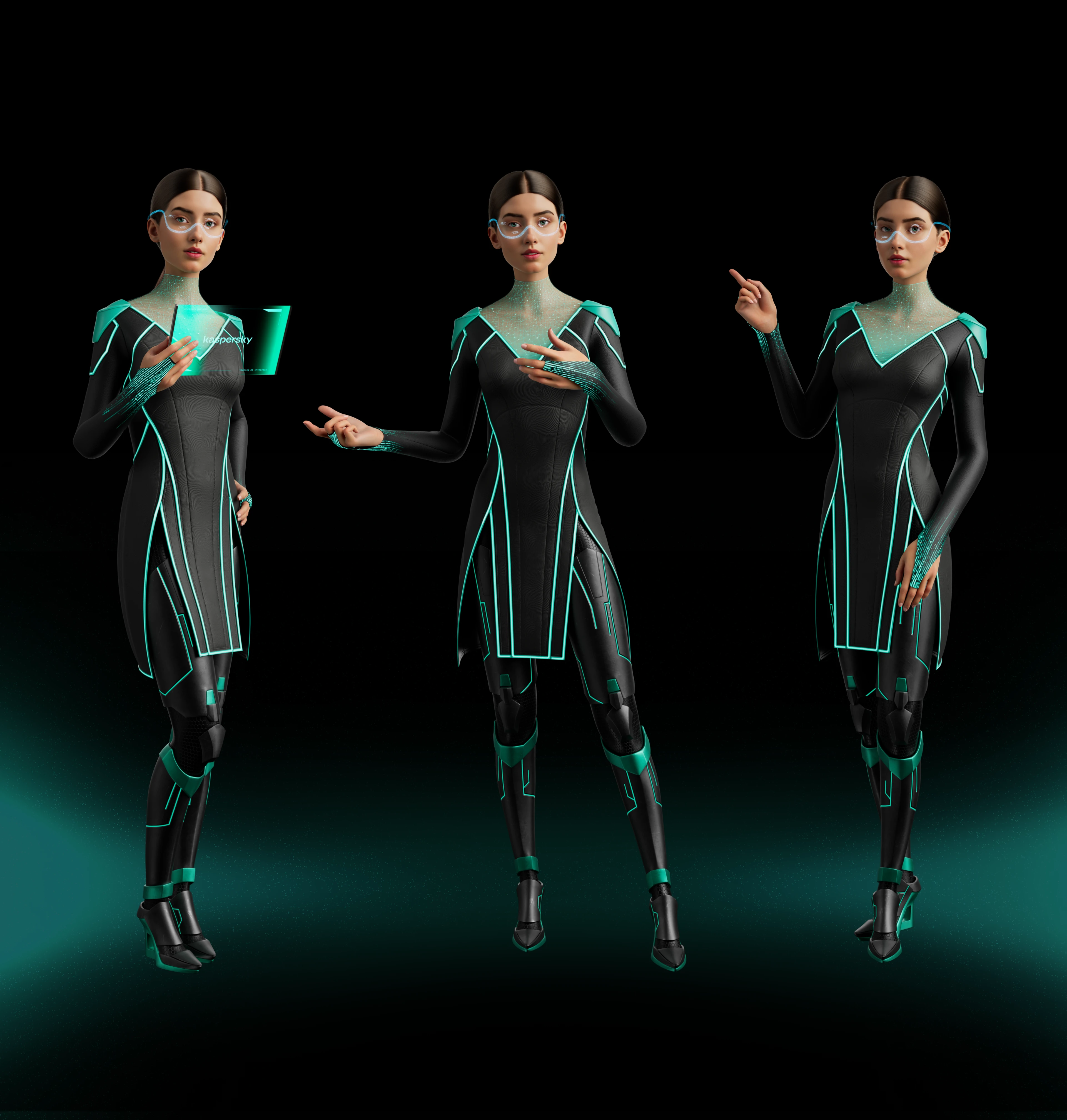 KIRA | Kaspersky AI assistant — Изображение №3 — Иллюстрация, 3D на Dprofile