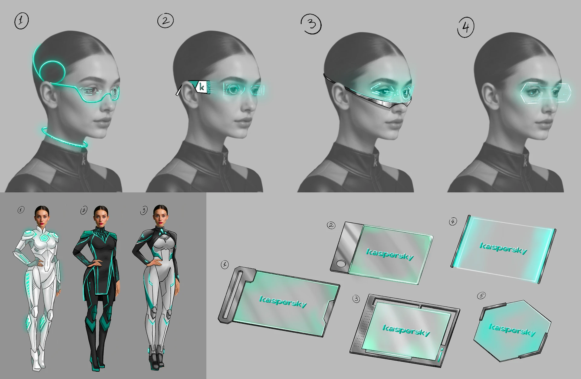 KIRA | Kaspersky AI assistant — Изображение №9 — Иллюстрация, 3D на Dprofile