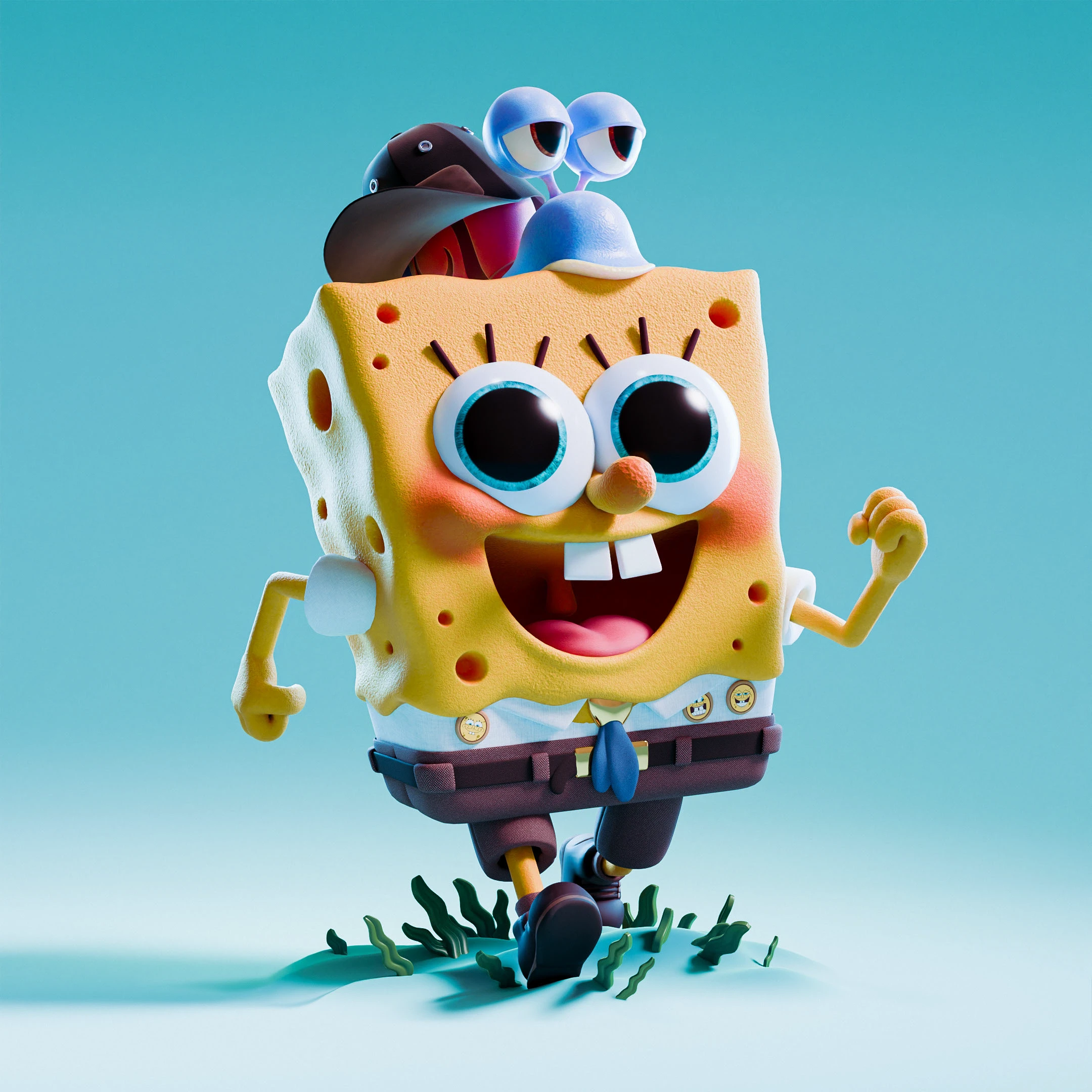 Губка Боб и Патрик — Изображение №3 — Иллюстрация на Dprofile