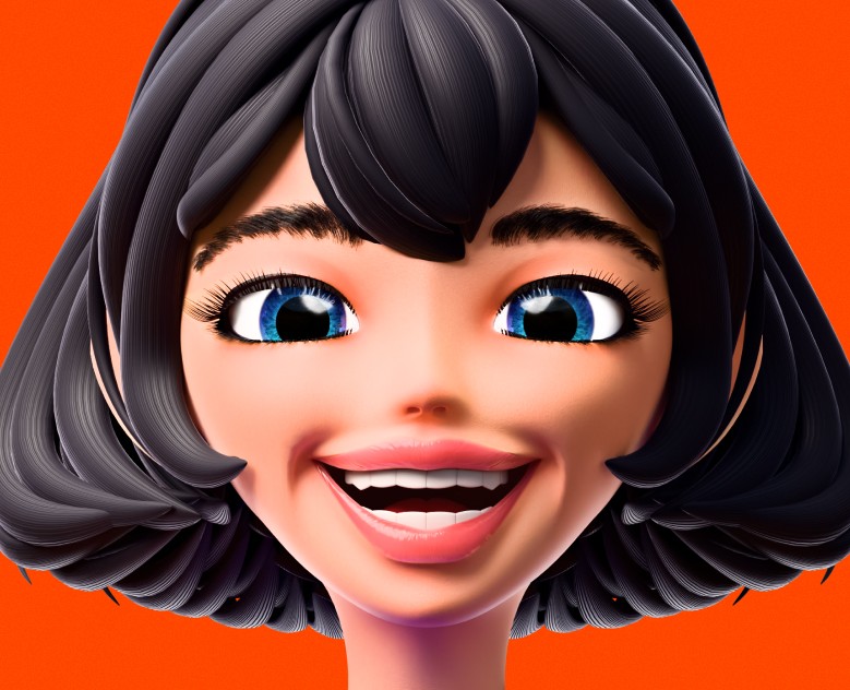 Стилизованный 3D-персонаж — Анемона — Иллюстрация, 3D на Dprofile