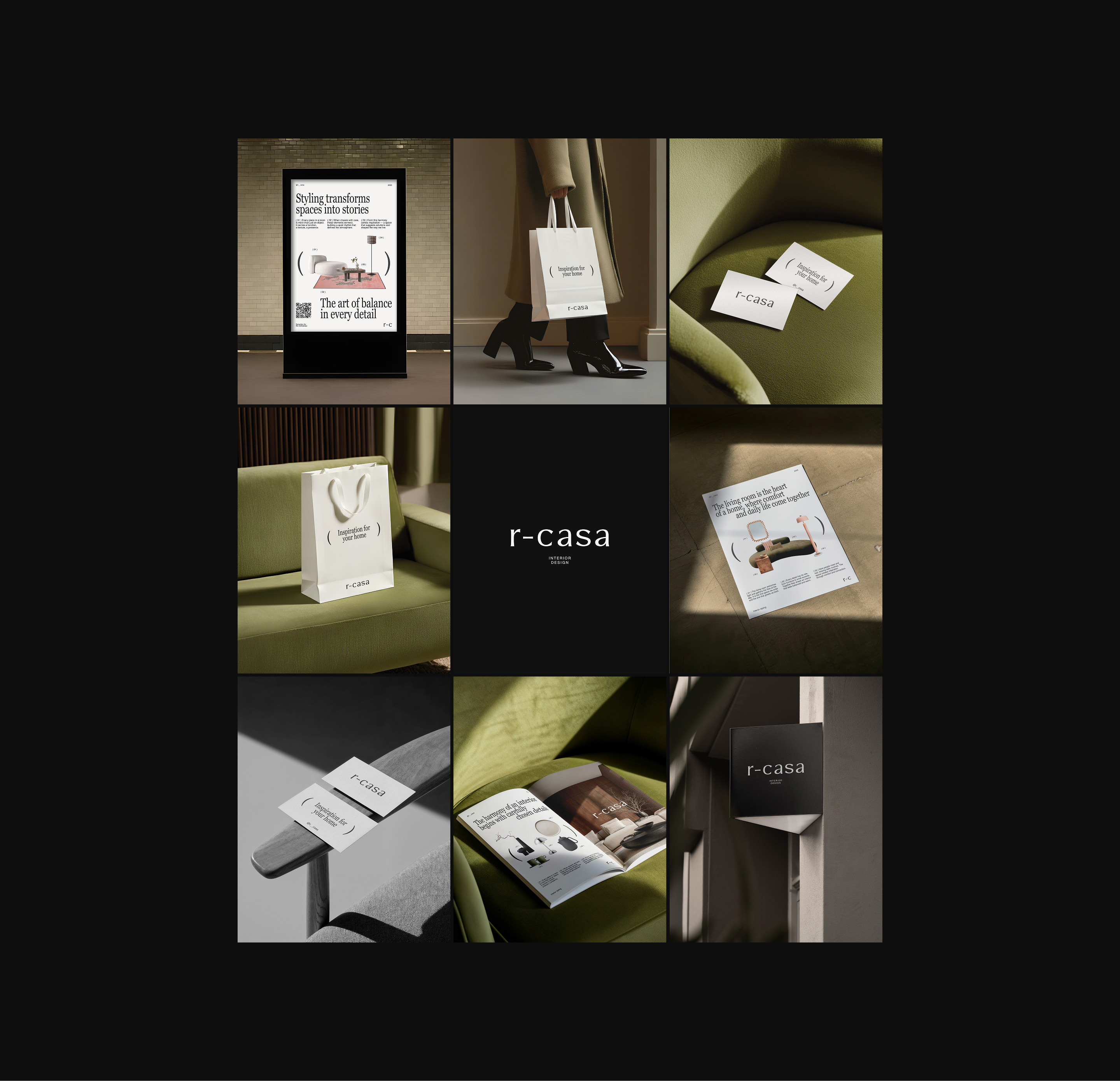 r-casa | дизайн интерьера, фирменный стиль — Изображение №13 — Брендинг, Графика на Dprofile