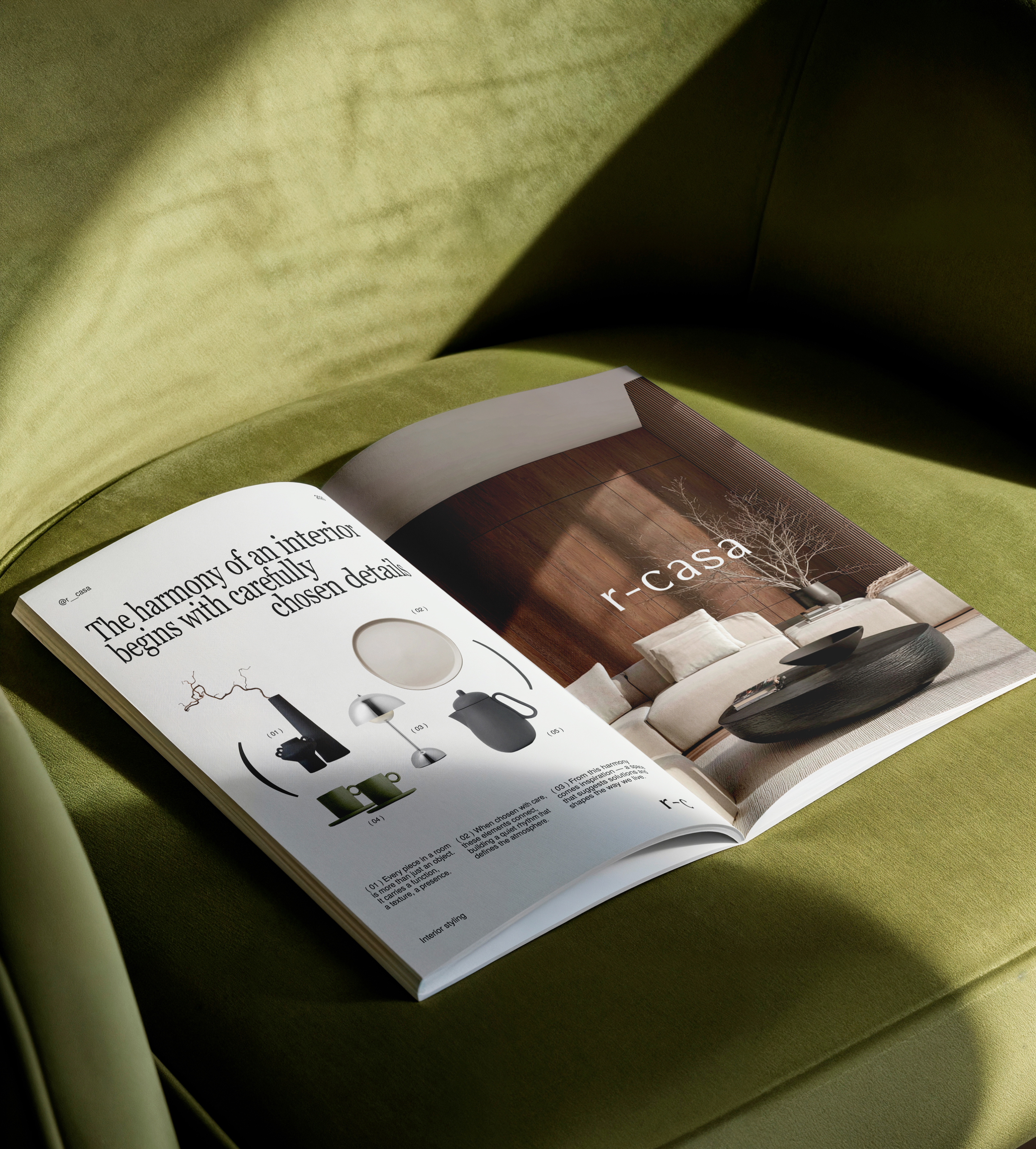 r-casa | дизайн интерьера, фирменный стиль — Изображение №2 — Брендинг, Графика на Dprofile
