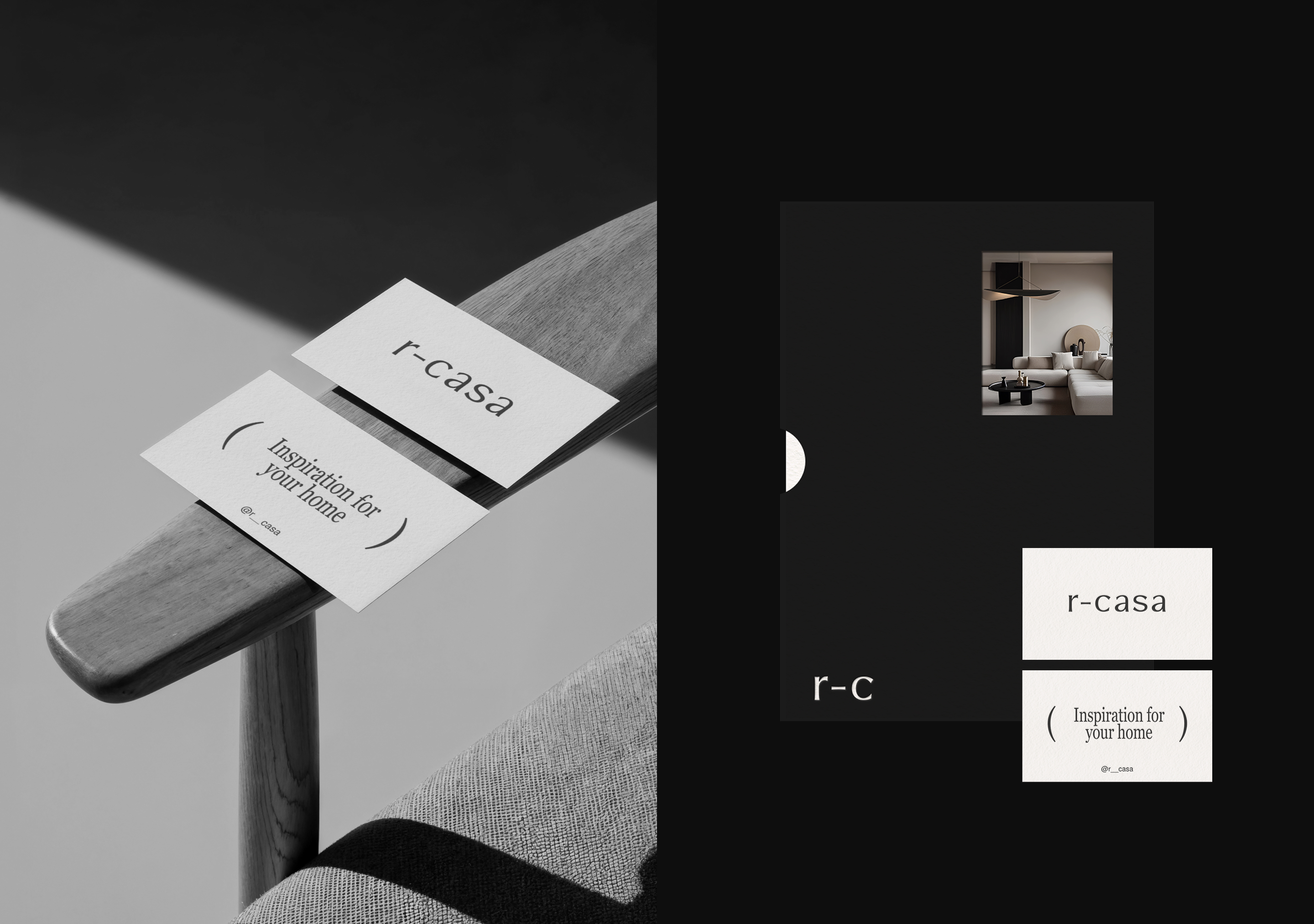 r-casa | дизайн интерьера, фирменный стиль — Изображение №3 — Брендинг, Графика на Dprofile