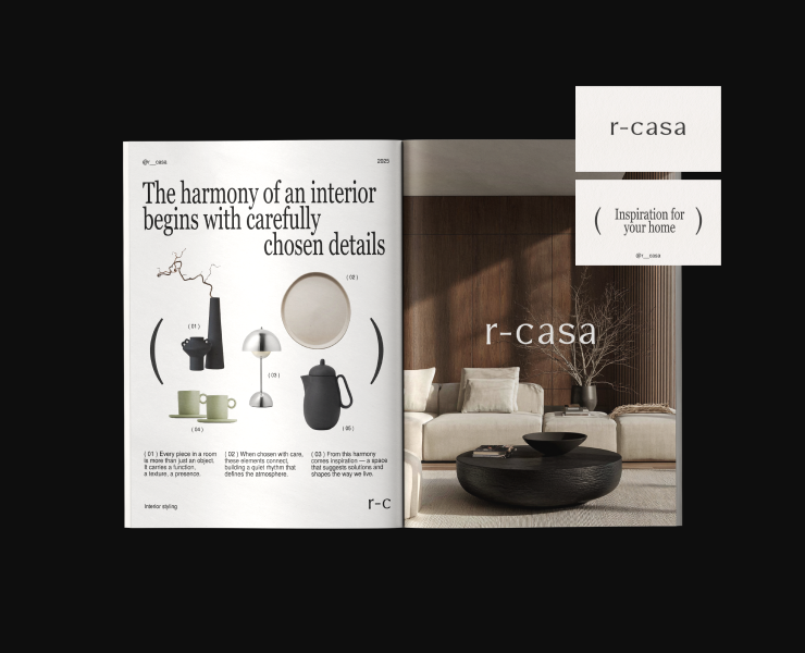 r-casa | дизайн интерьера, фирменный стиль на Dprofile