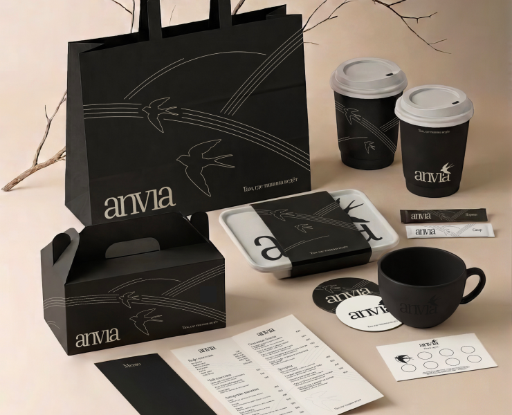 ANVIA | брендинг для кофейни — Брендинг на Dprofile