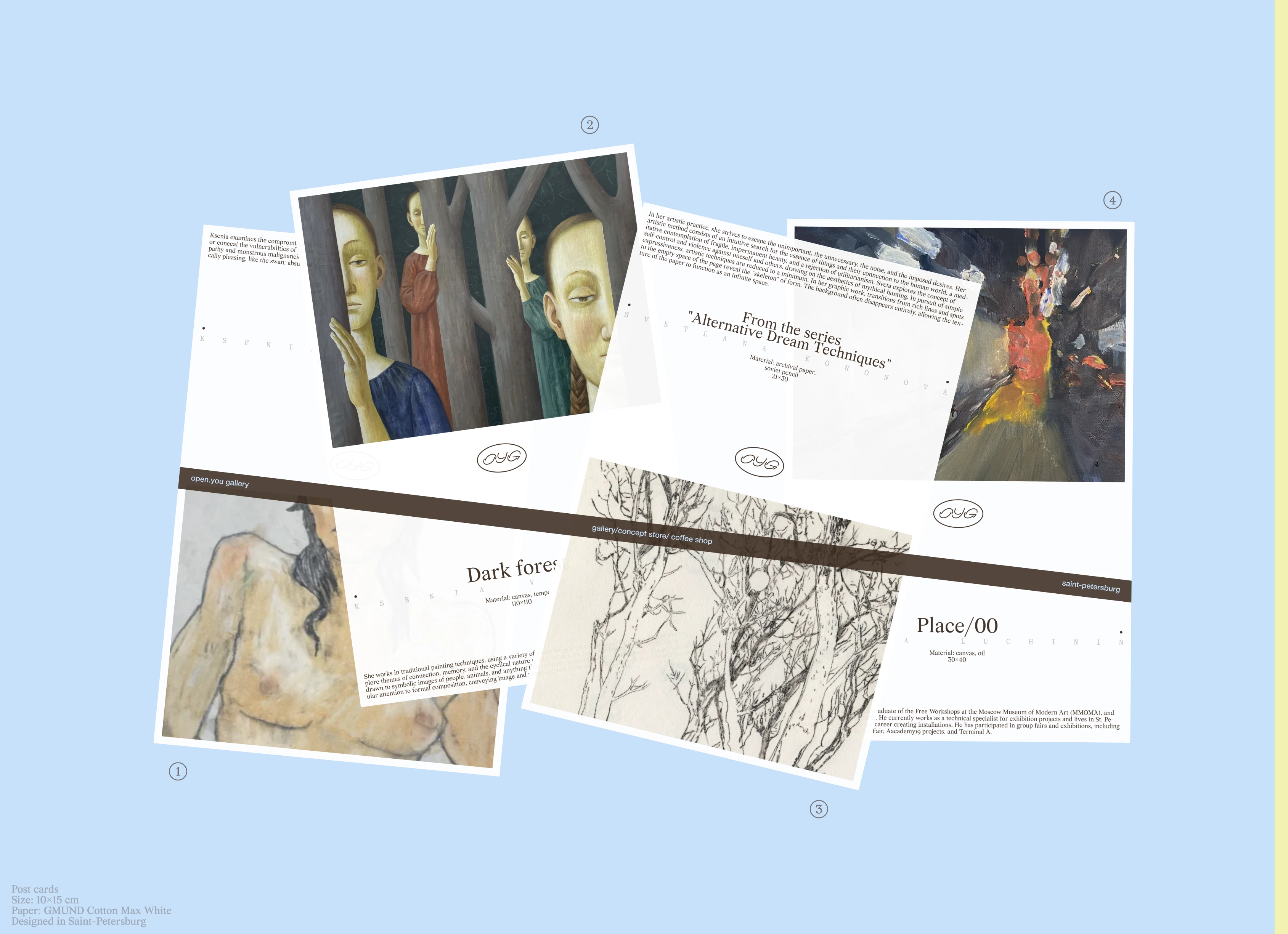 Openyou | Art gallery & cultural space brand identity — Изображение №19 — Брендинг на Dprofile