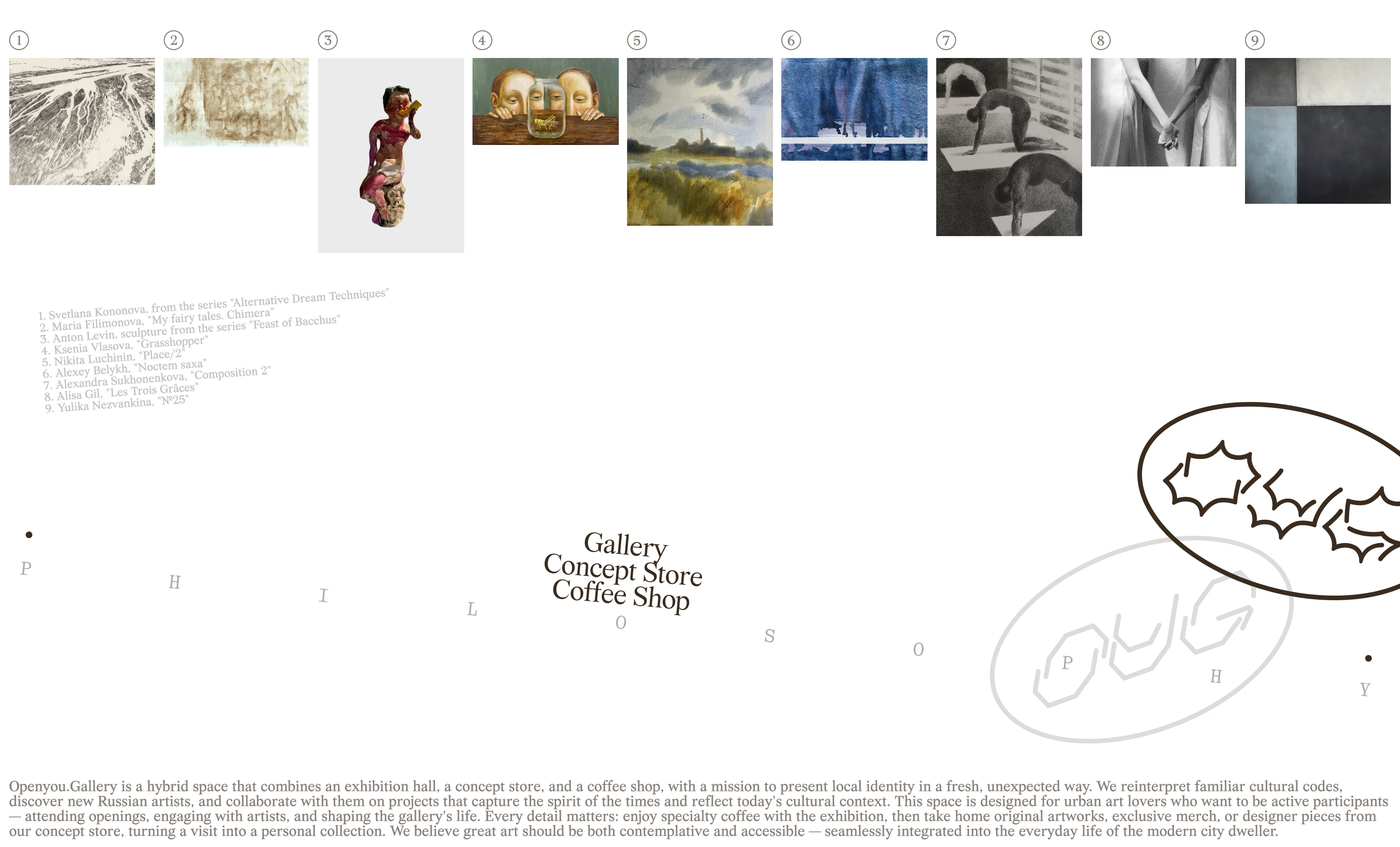 Openyou | Art gallery & cultural space brand identity — Изображение №3 — Брендинг на Dprofile