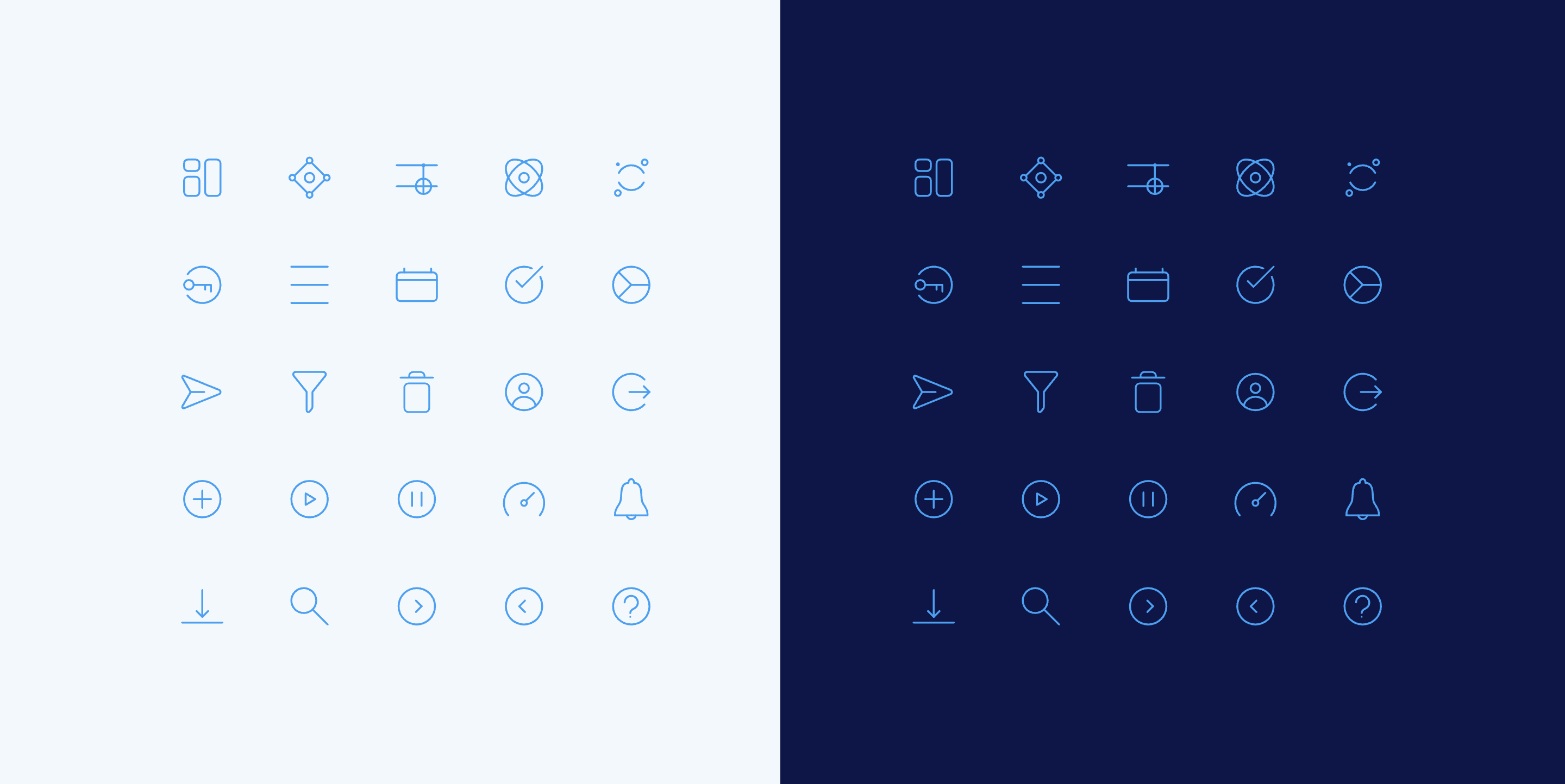 Иконки для дашборда квантовых вычислений — Изображение №7 — Интерфейсы на Dprofile