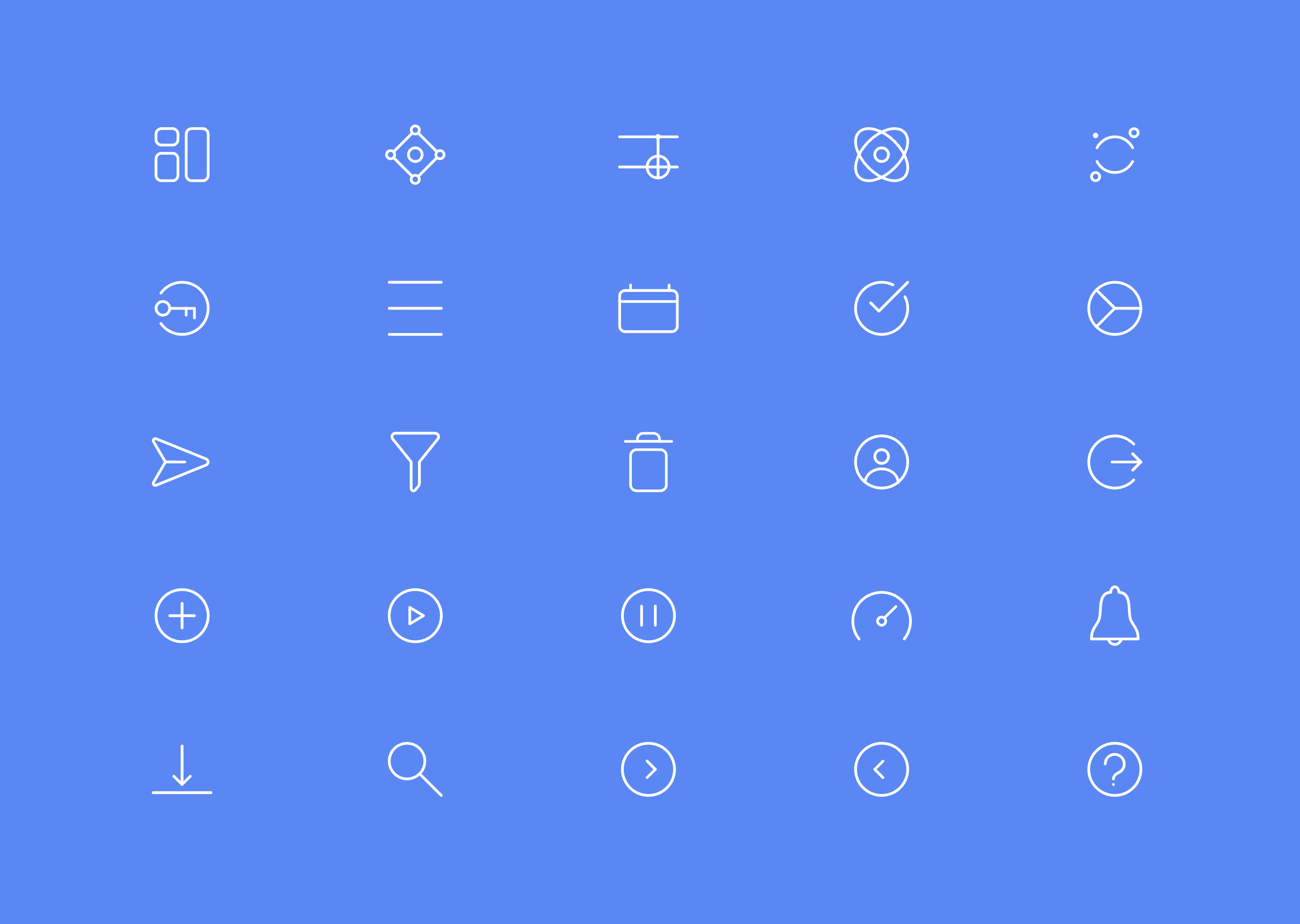 Иконки для дашборда квантовых вычислений — Изображение №3 — Интерфейсы на Dprofile