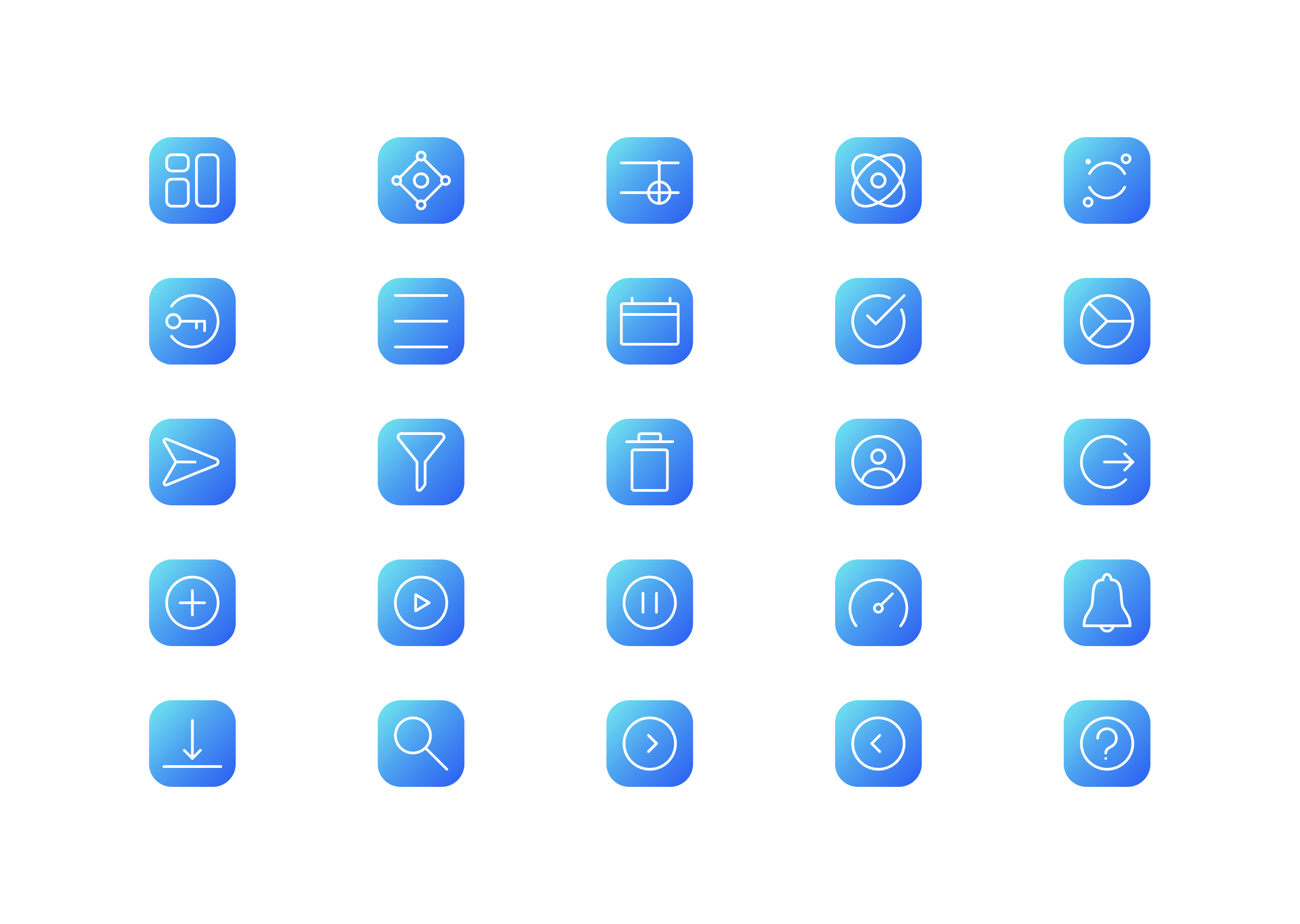 Иконки для дашборда квантовых вычислений — Изображение №8 — Интерфейсы на Dprofile