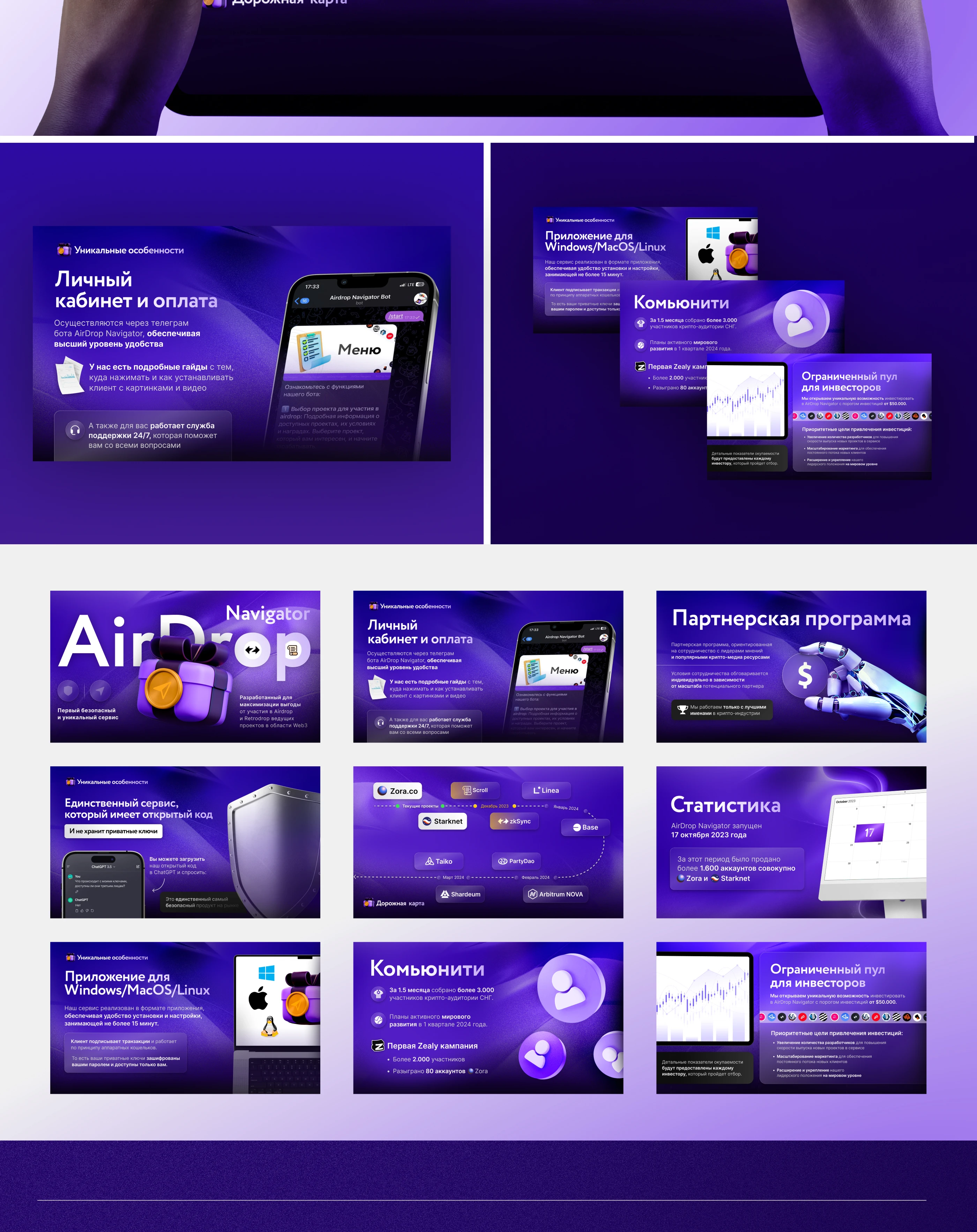 Pitch‑deck web3 проекта | Дизайн презентации — Изображение №3 — Маркетинг на Dprofile