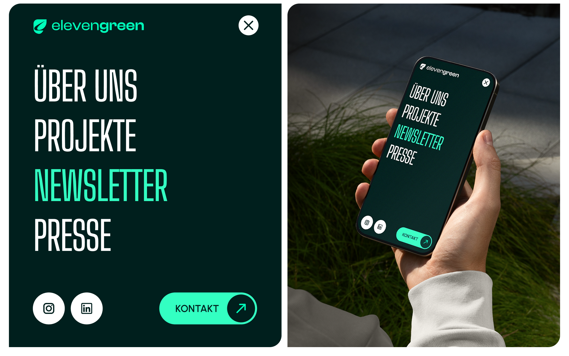 Айдентика и UX/UI для экологичного спорта - Elevengreen — Изображение №11 — Интерфейсы, Брендинг на Dprofile