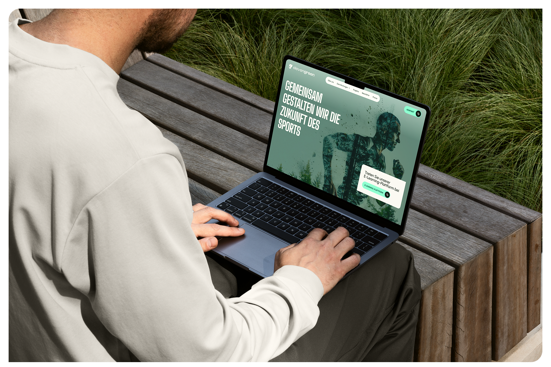 Айдентика и UX/UI для экологичного спорта - Elevengreen — Изображение №2 — Интерфейсы, Брендинг на Dprofile