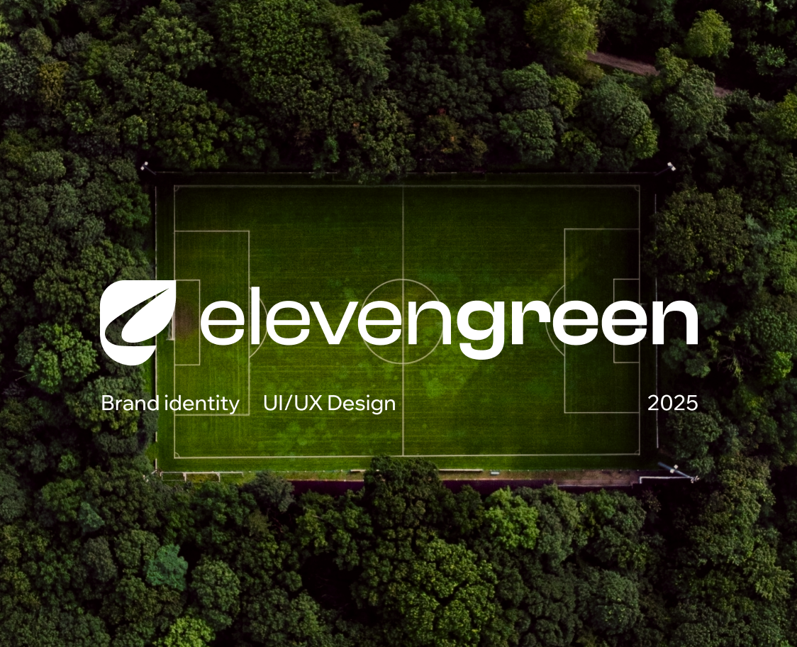 Айдентика и UX/UI для экологичного спорта - Elevengreen — Интерфейсы, Брендинг на Dprofile