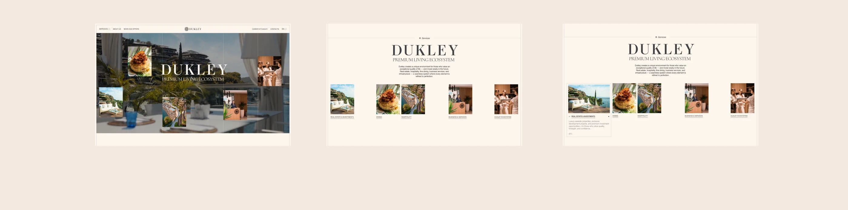 Сайт для строительной компании премиум недвижимости — Изображение №4 — Интерфейсы на Dprofile