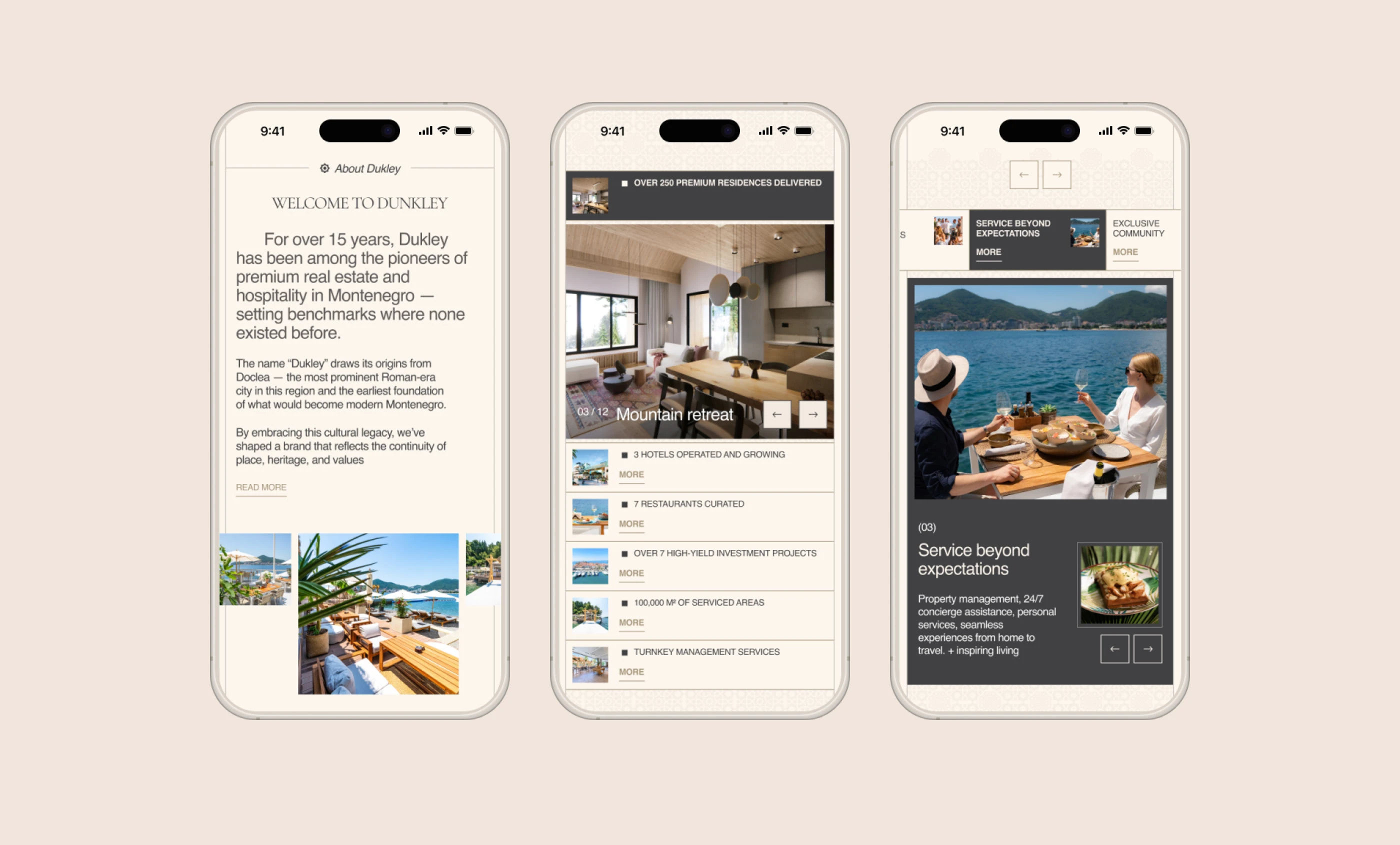 Сайт для строительной компании премиум недвижимости — Изображение №9 — Интерфейсы на Dprofile
