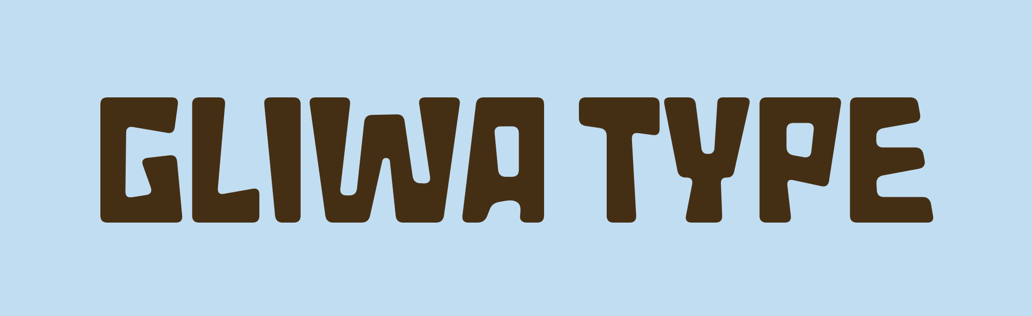 Шрифт GLIWA — Изображение №1 — Графика на Dprofile