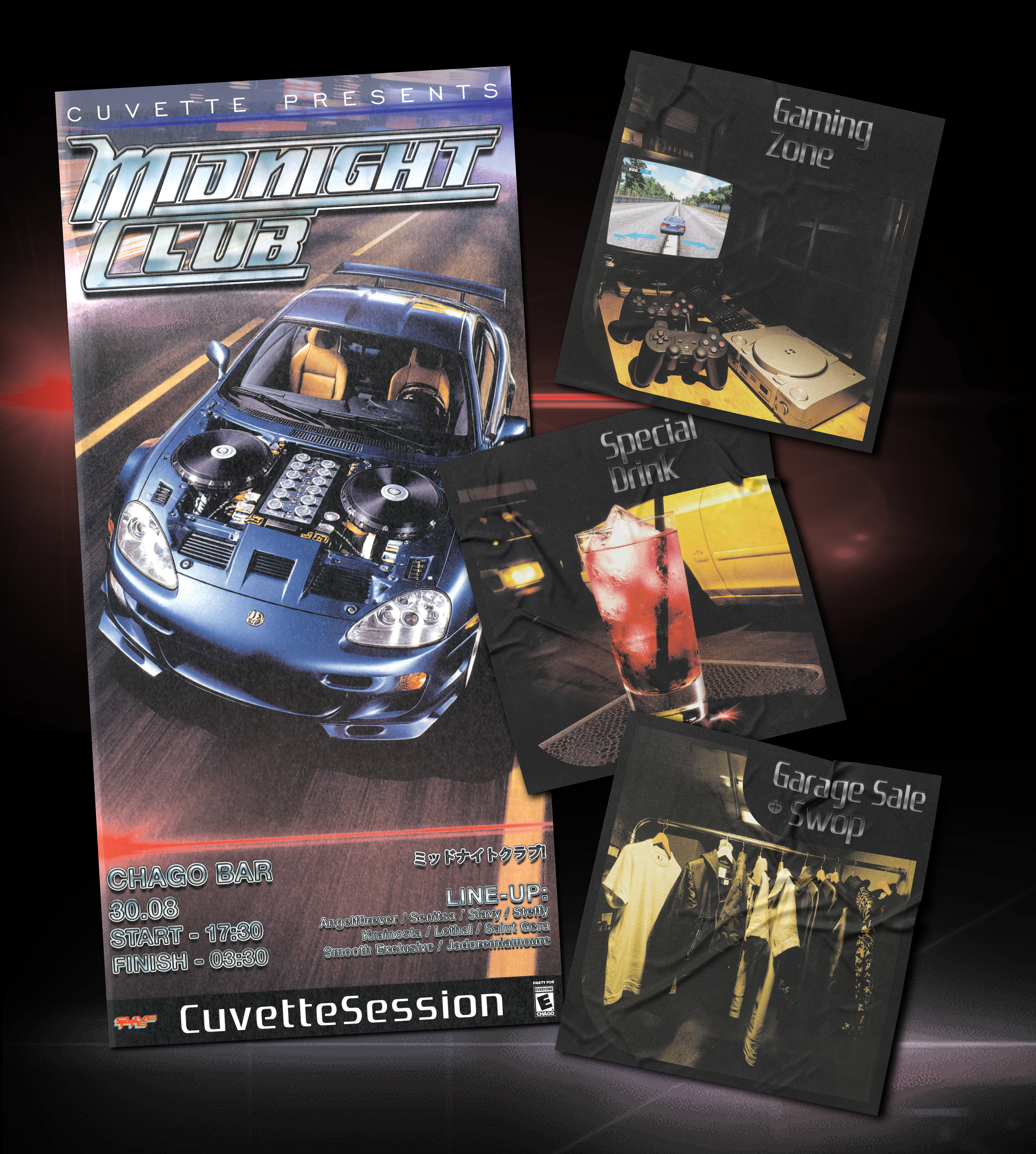 PARTY POSTERS (#3) — Изображение №4 — Графика на Dprofile