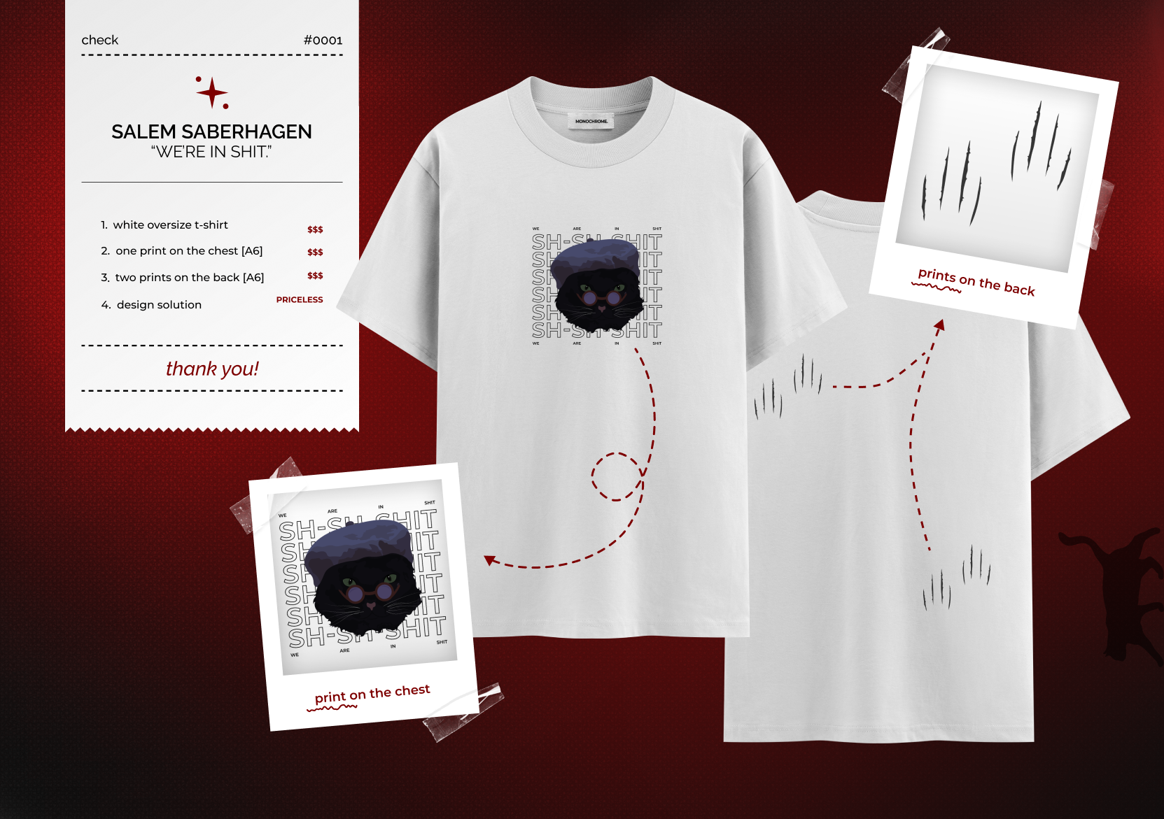 Salem prints for T-shirts — Изображение №2 — Графика на Dprofile