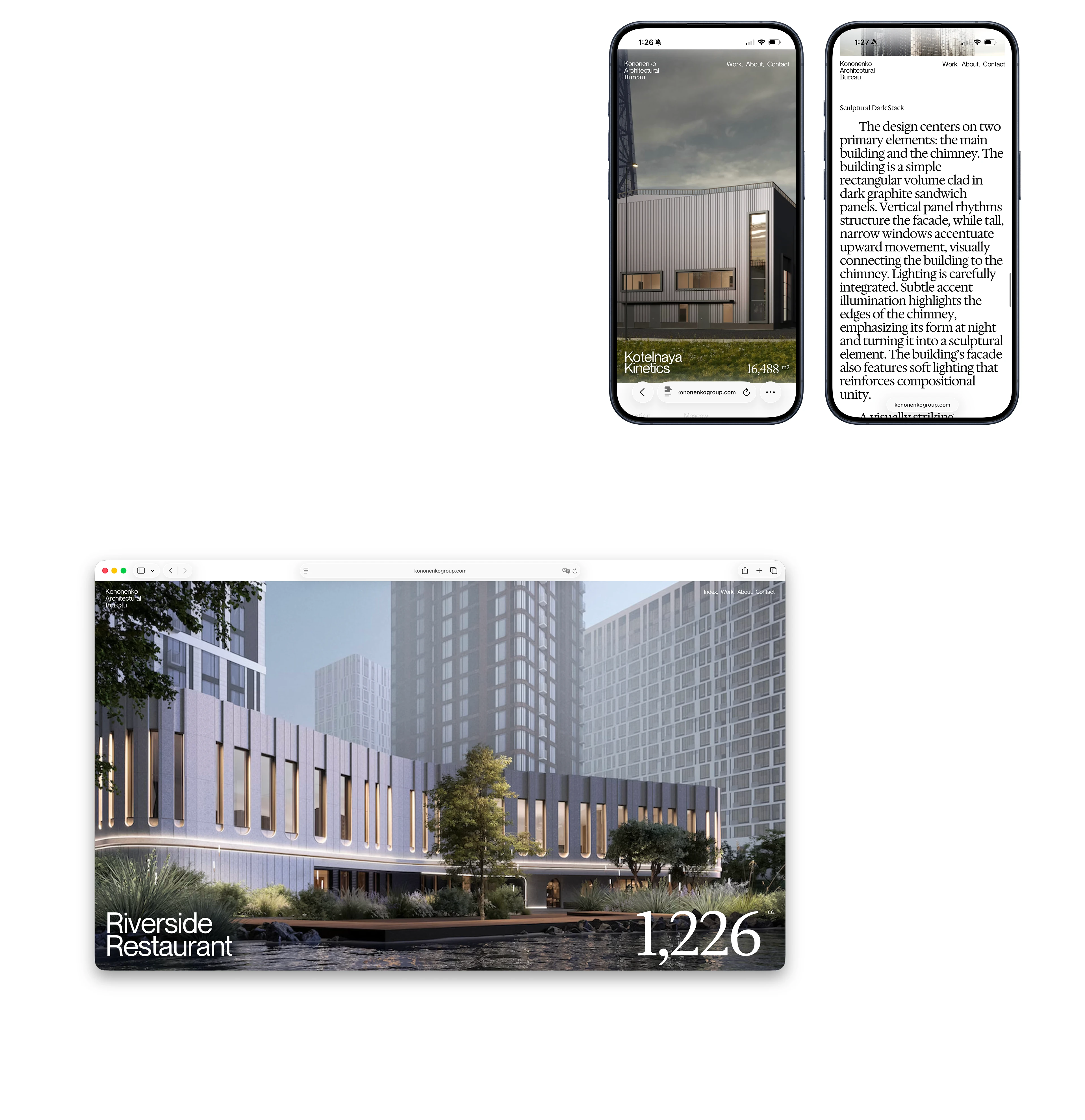 Kononenko Architectural Website — Изображение №32 — Интерфейсы, Брендинг на Dprofile