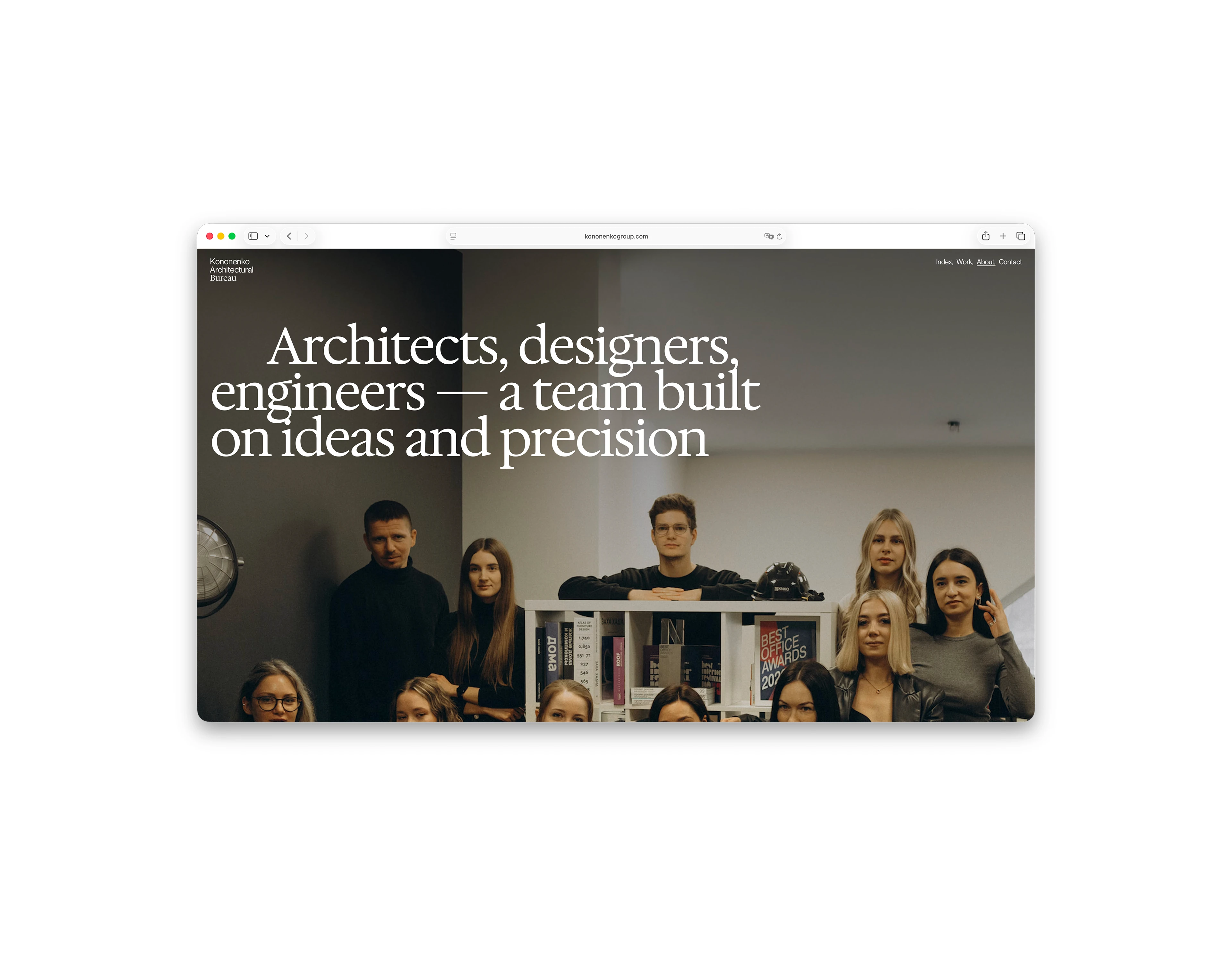 Kononenko Architectural Website — Изображение №31 — Интерфейсы, Брендинг на Dprofile