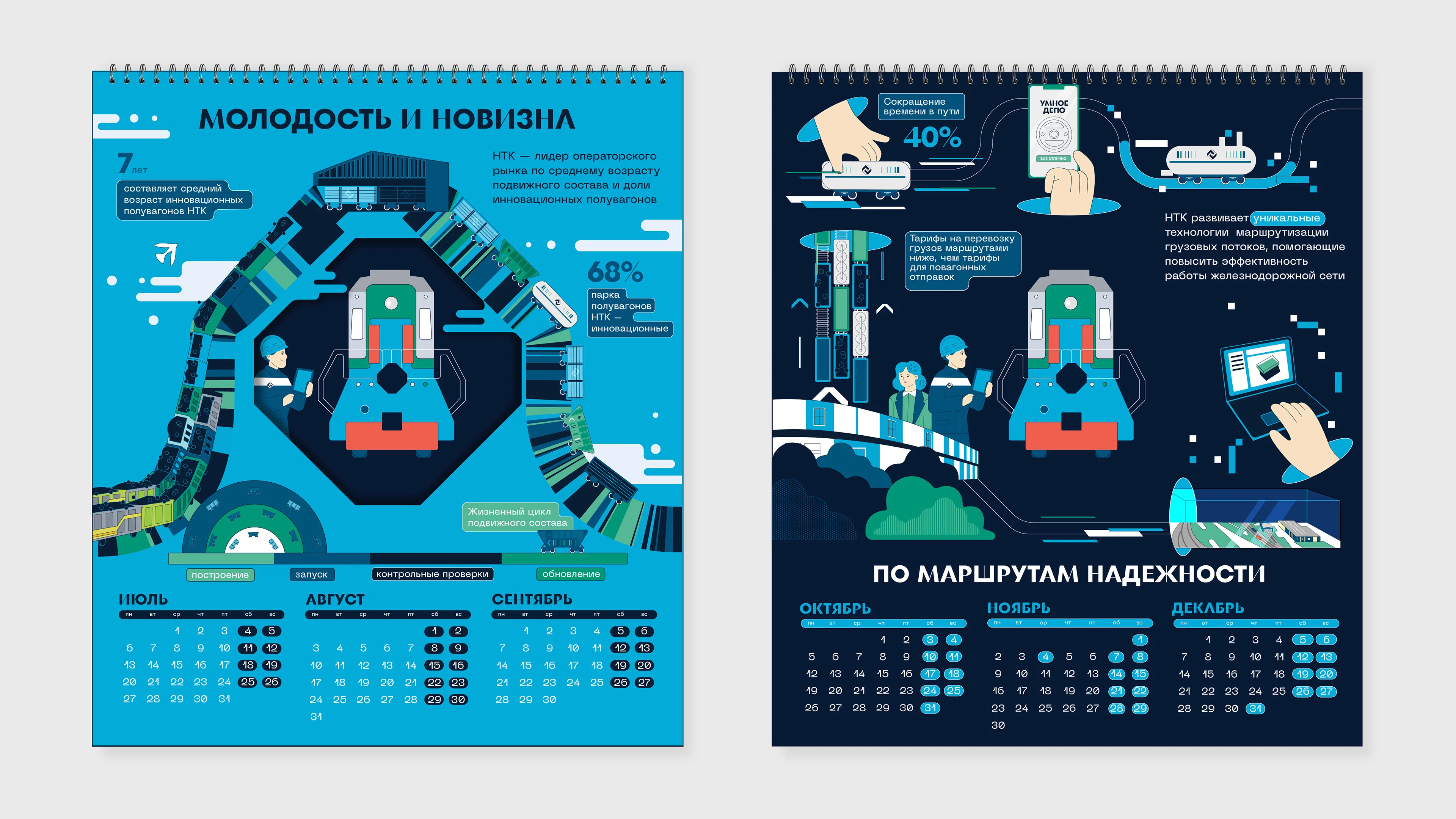 Смотрим вглубь вещей. Календарь НТК — Изображение №6 — Иллюстрация, Графика на Dprofile