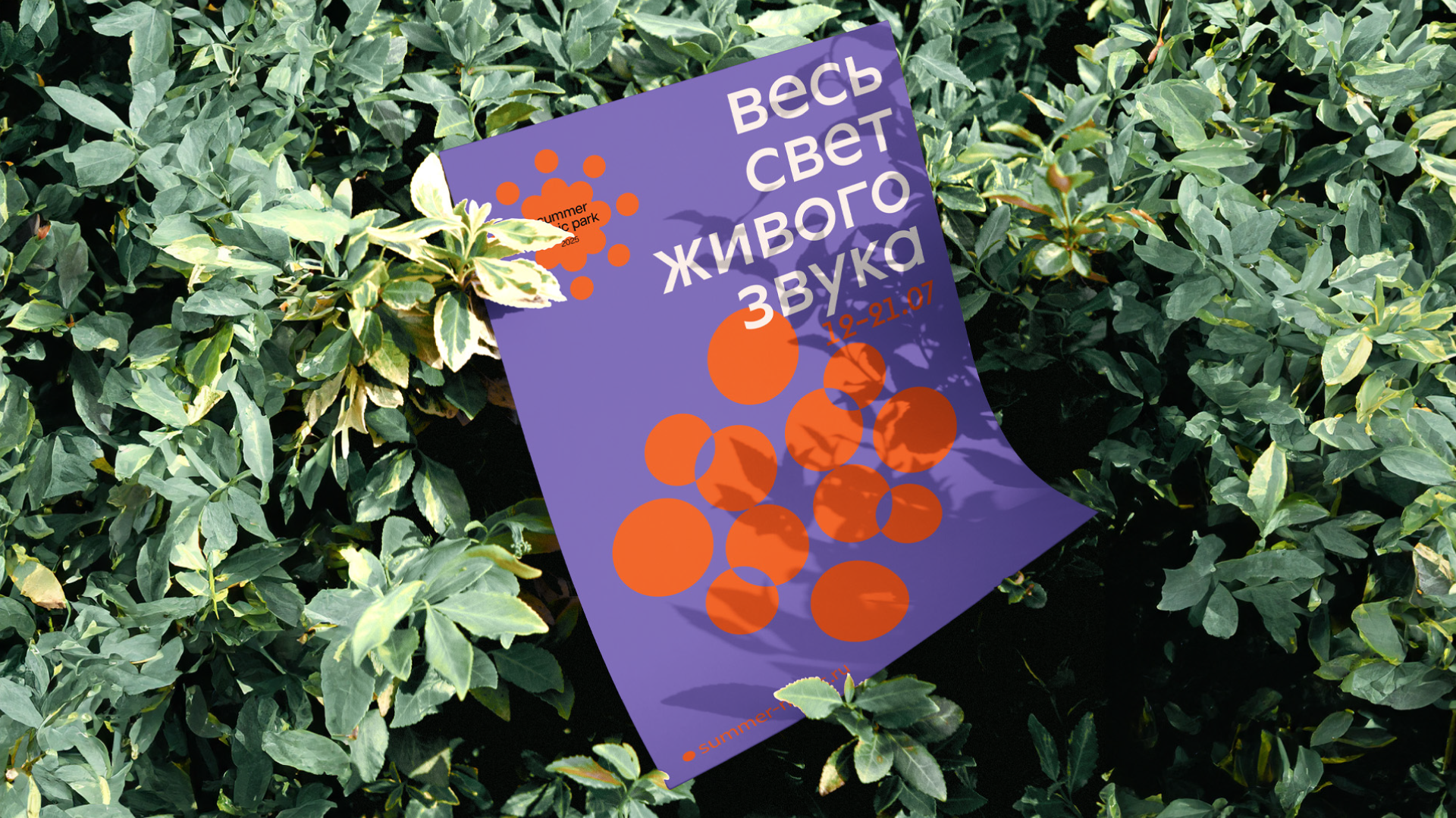 Цвета и ритмы звука. Брендинг фестиваля Summer Music Park — Изображение №13 — Брендинг на Dprofile